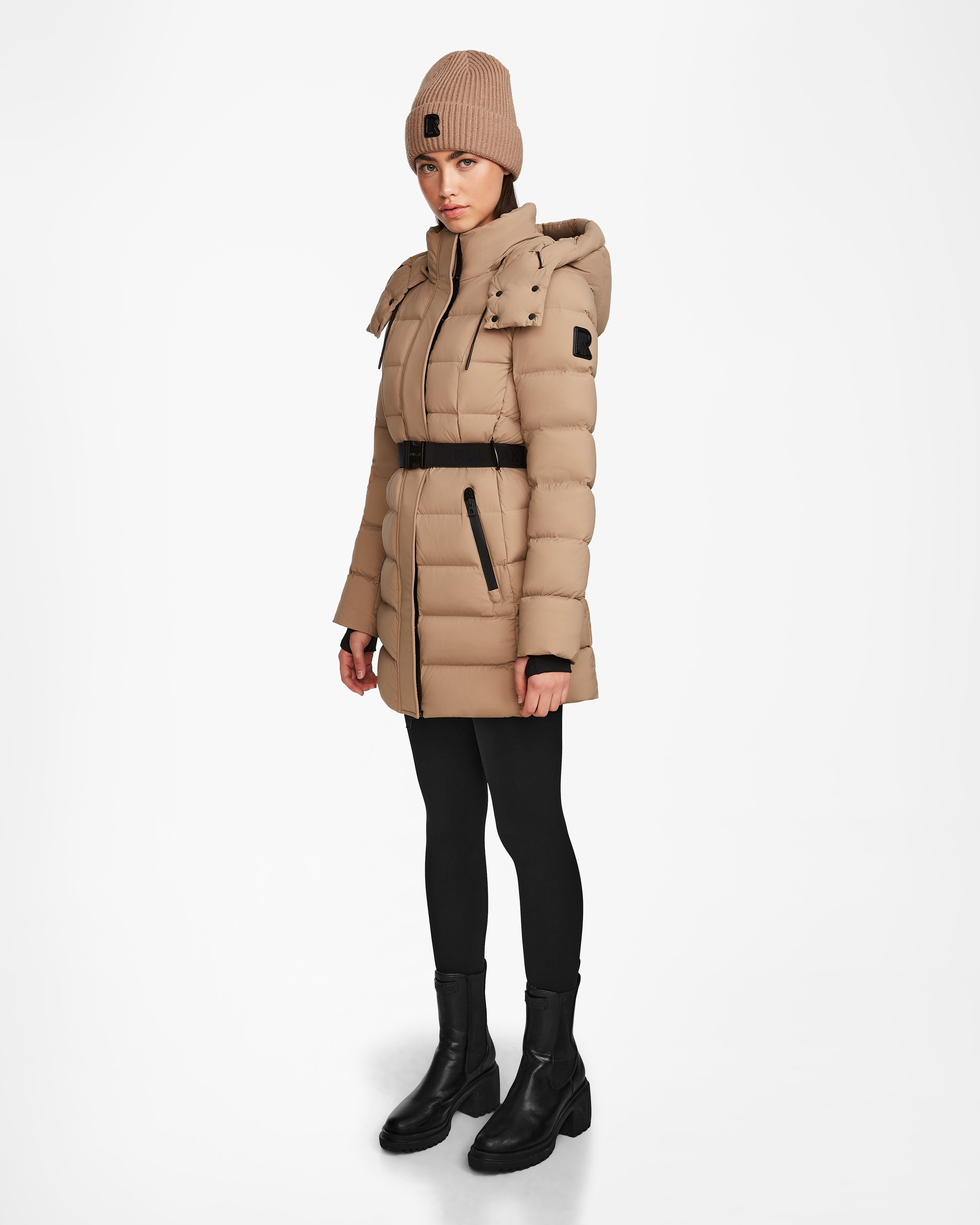 【Bristol】DRYACTIVE STRETCH RIBBEDJACKET FL24_FridaM_L124524_Sand_Women