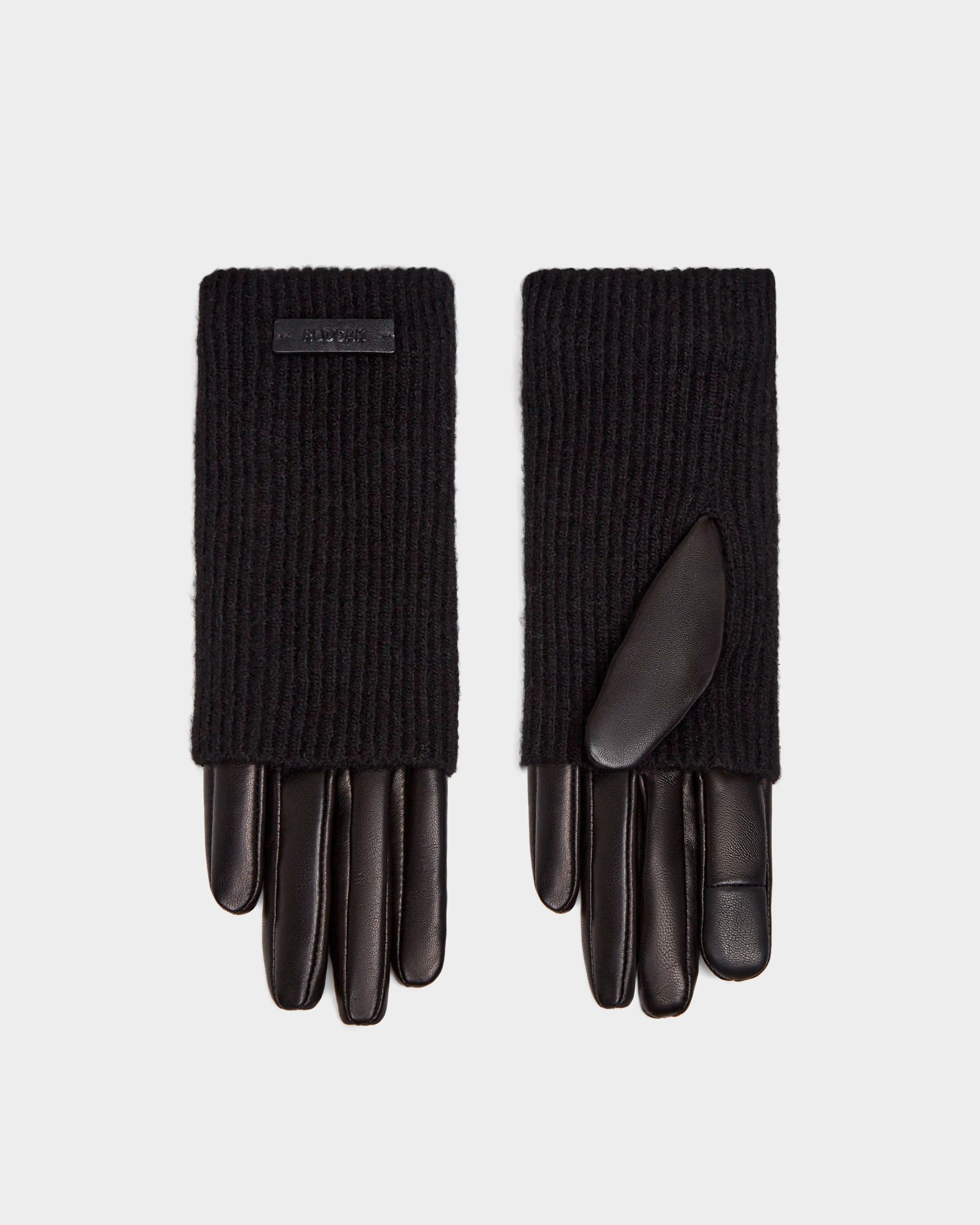 RUDSAK MARINE Women's Leather Knit Gloves - Chic & Warm – Rudsak