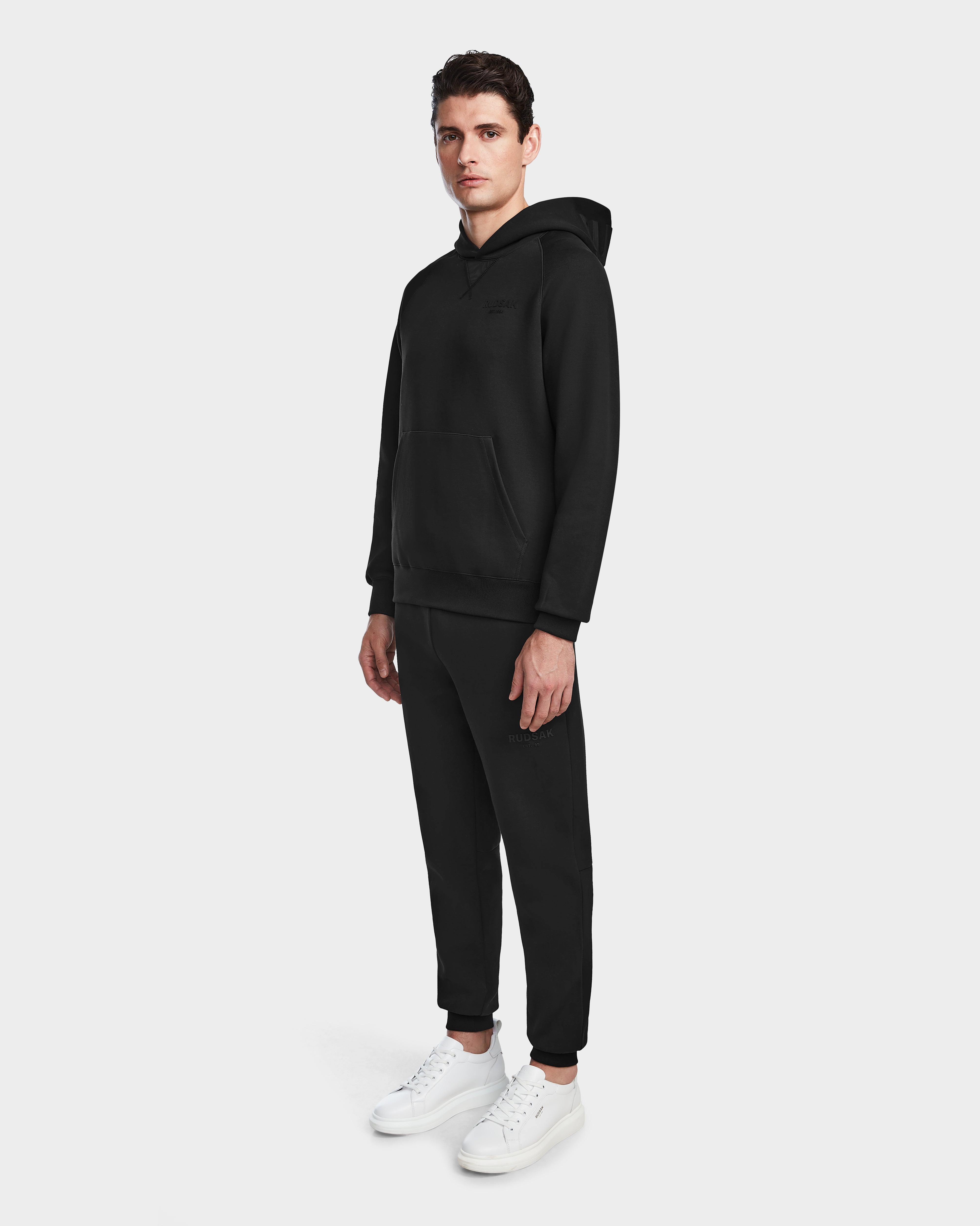 RUDSAK BARRY Black Oversized Hoodie - Unisex Comfort & Style