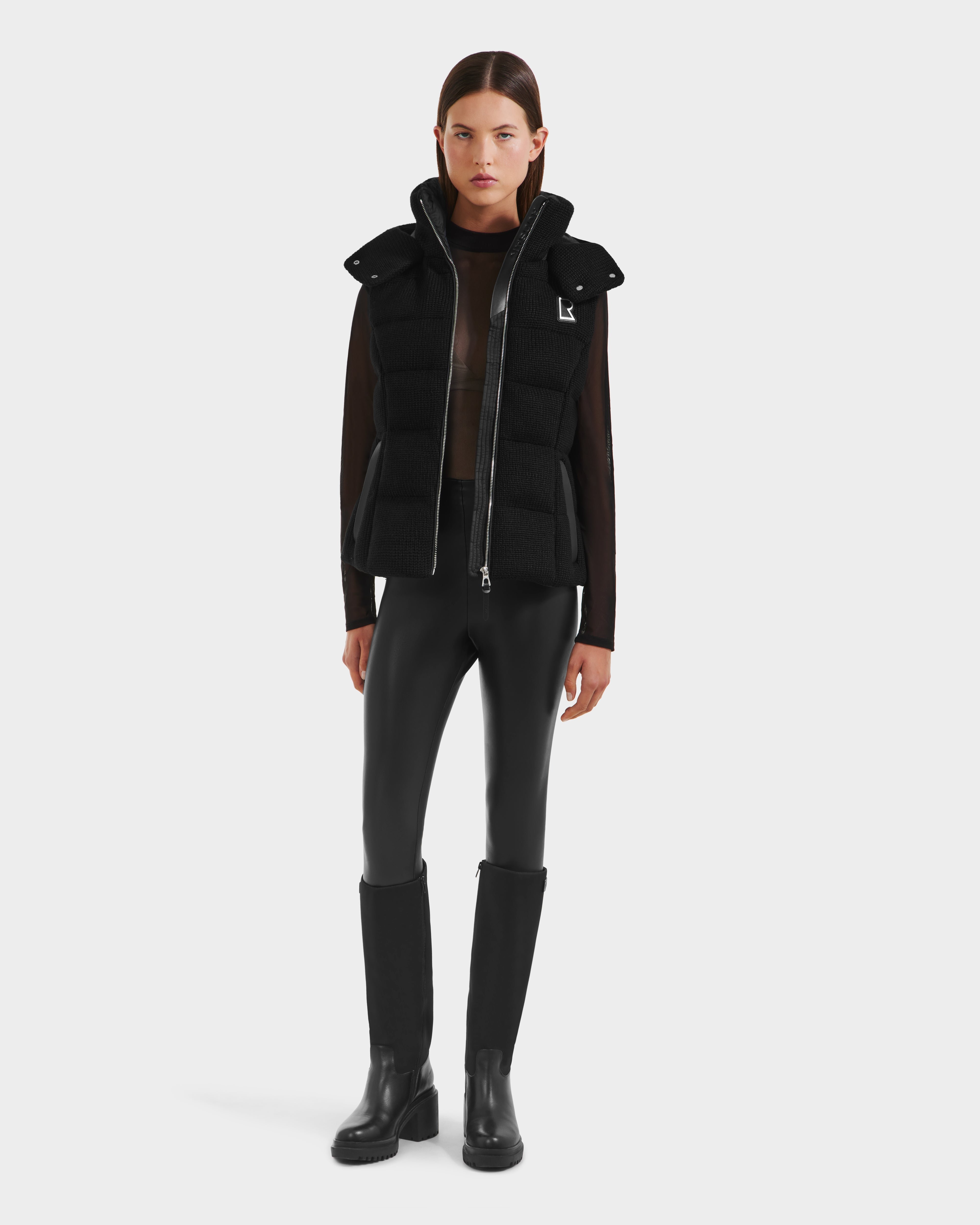 【maki】TODAYFUL ダウンベスト ブラック FW25_Cassidy_8125622_Black_Wom