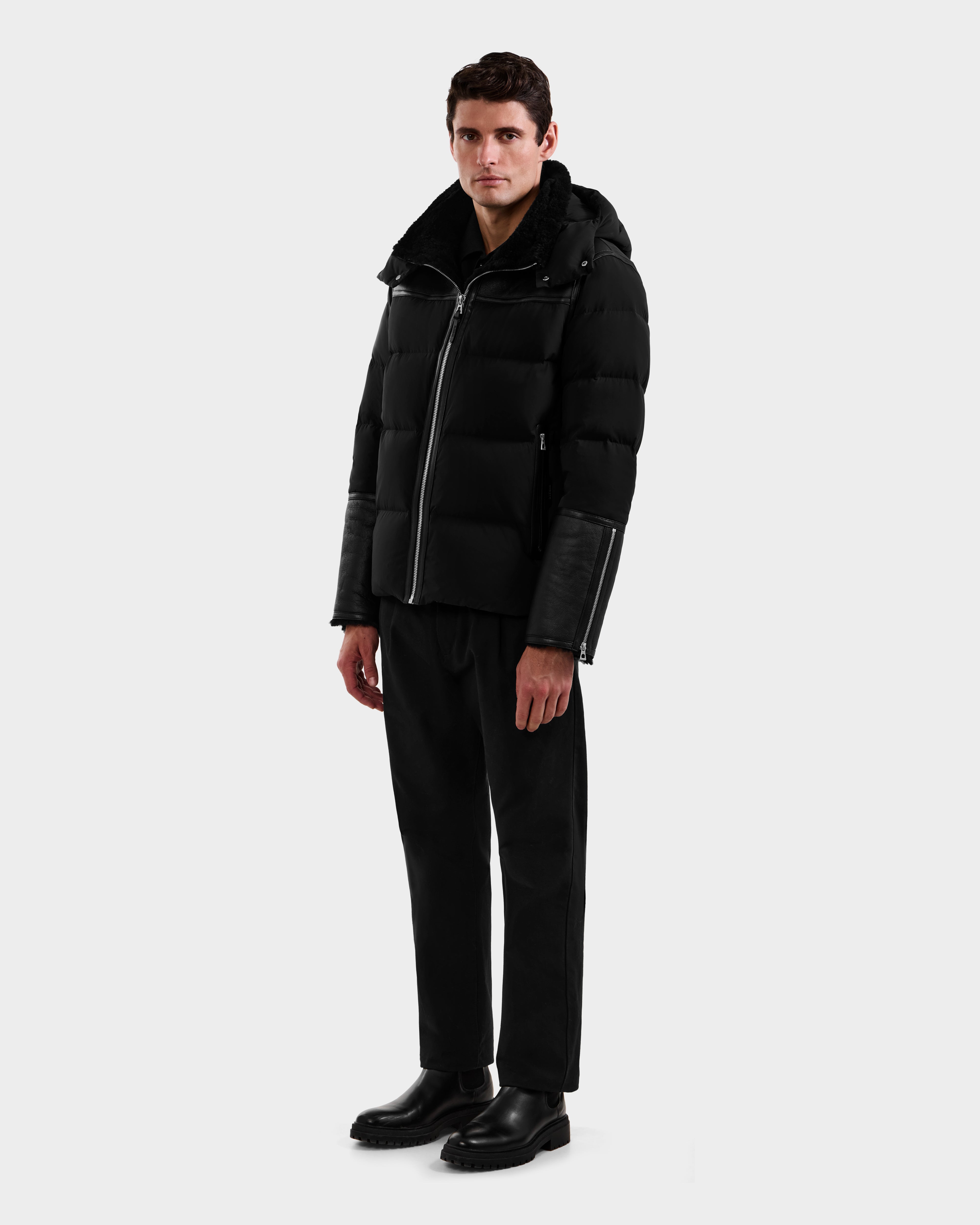 DAVID M125508 Black Outerwear – Rudsak International