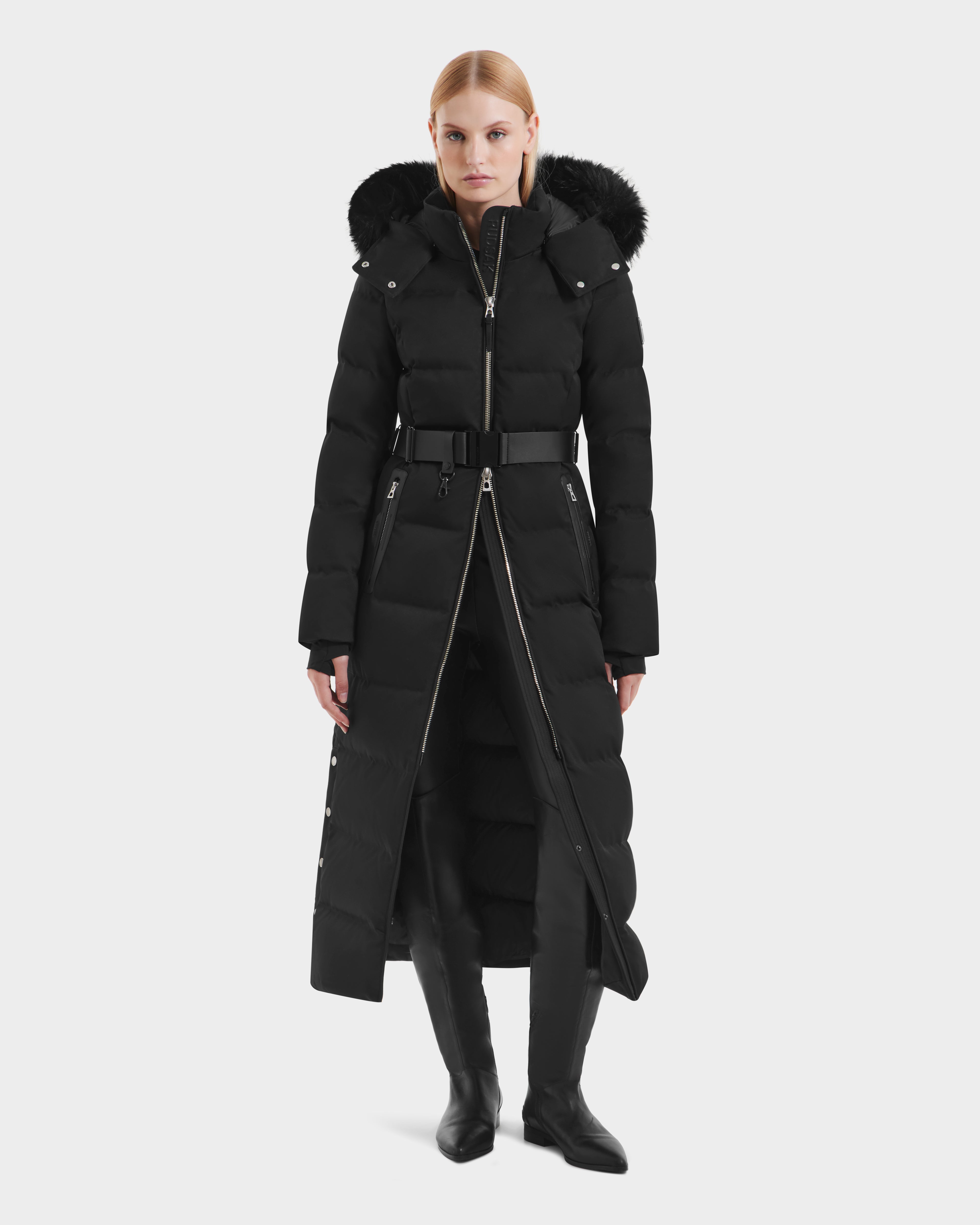 RUDSAK Izabella H Women's Black Down Puffer - Warm & Elegant