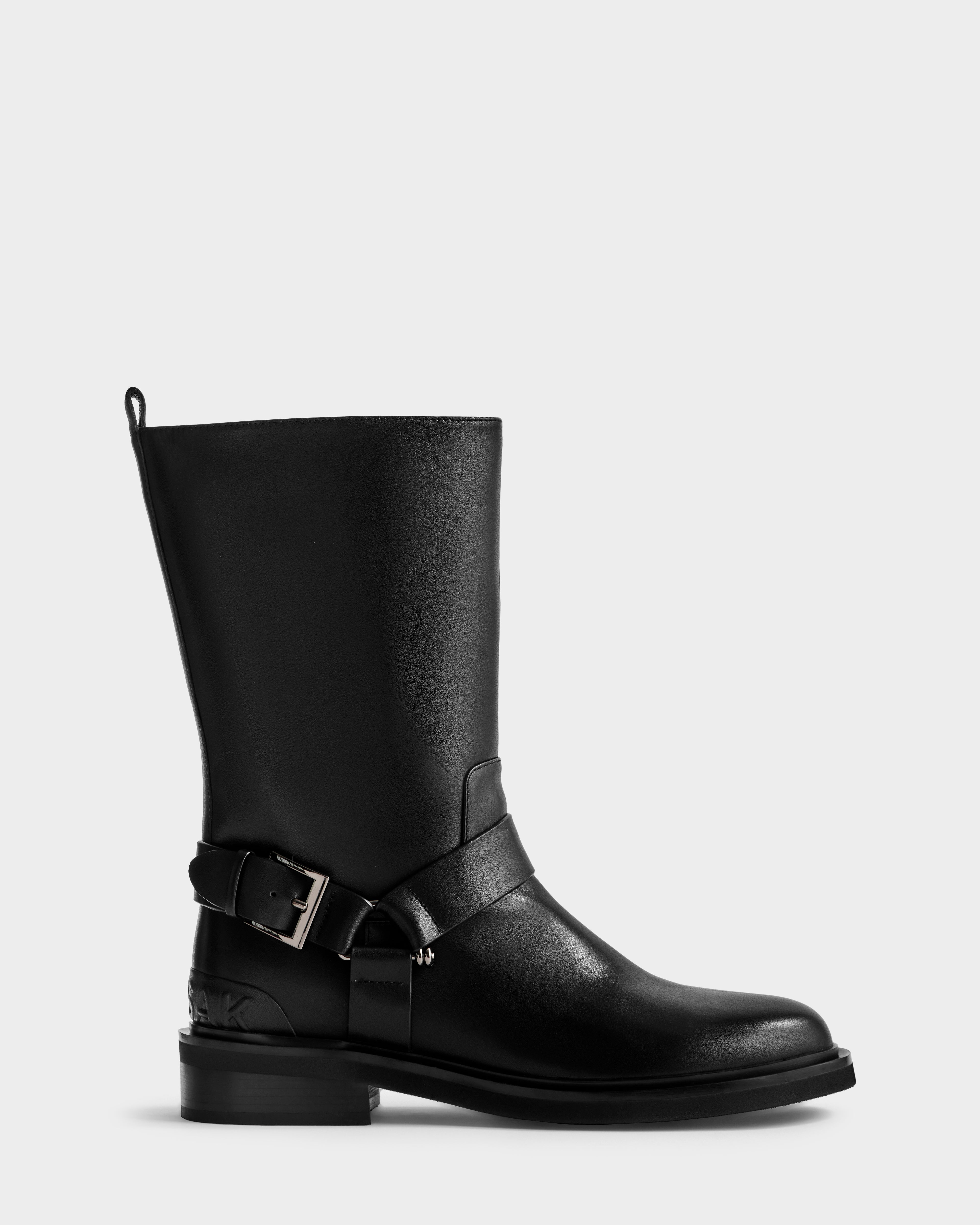 KIRRA RUDSAK Premium Leather Moto Boots | Bold Style, Durable