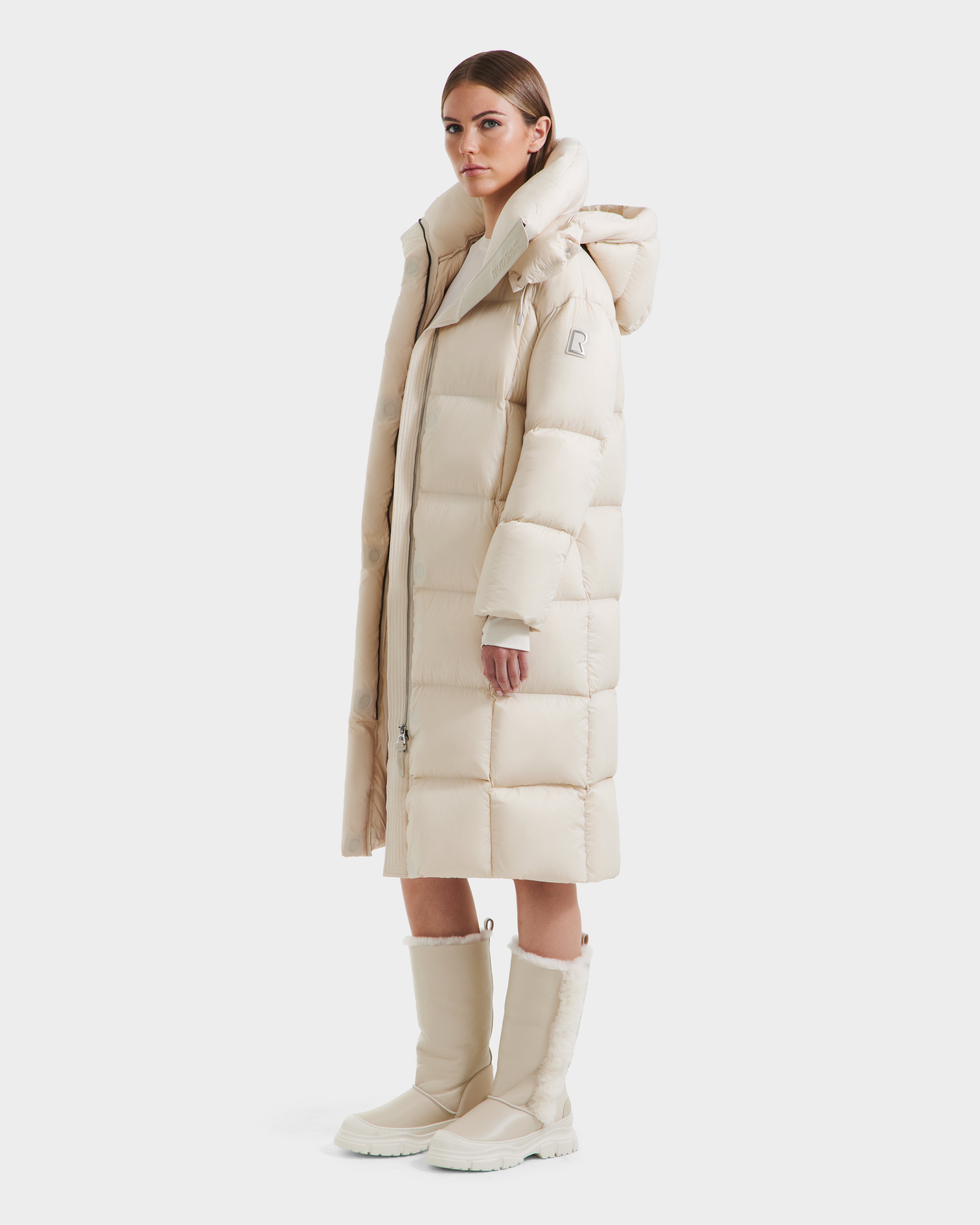 RUDSAK SASHA Women's Long Down Puffer Coat - Warm & Waterproof