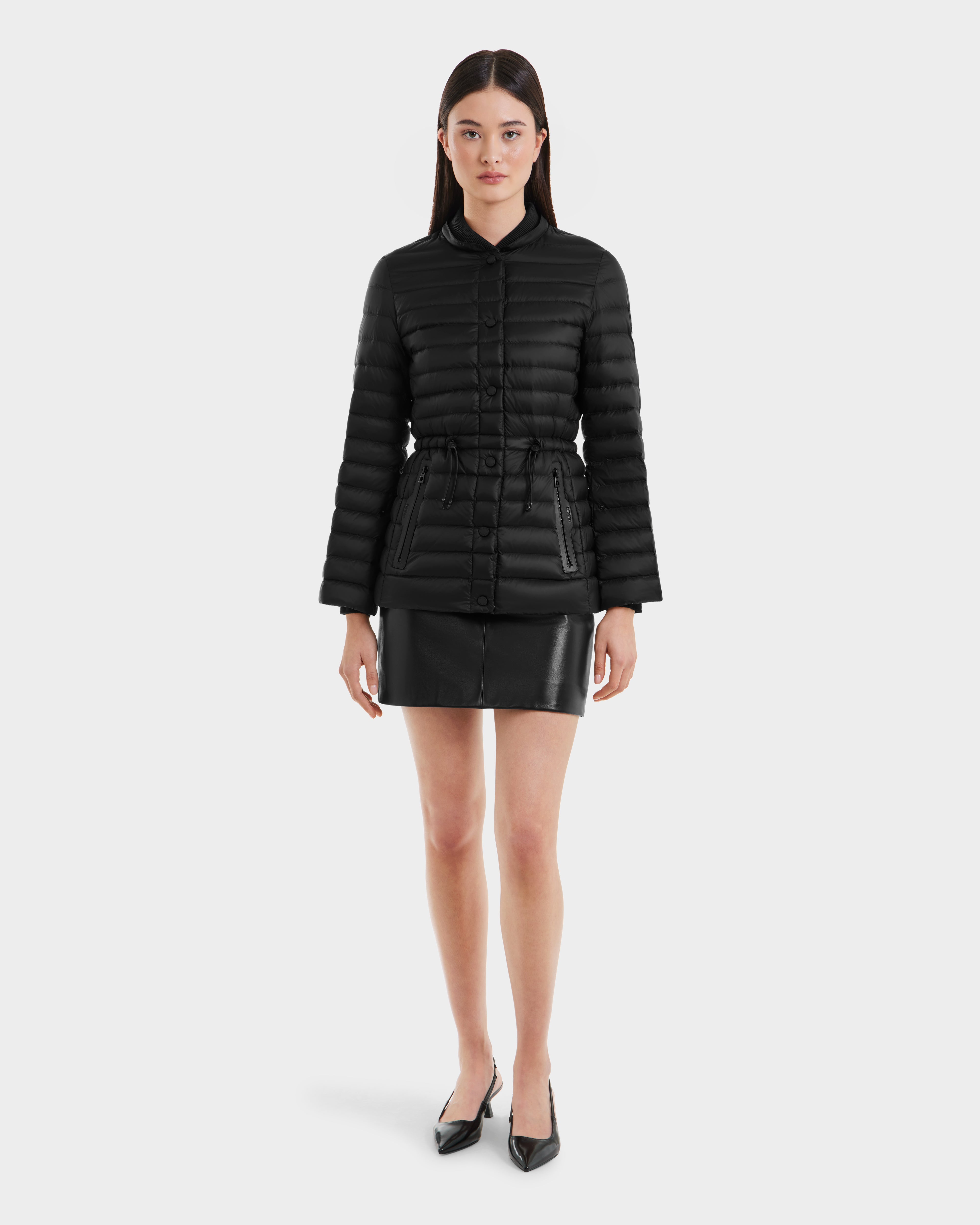 HOPE & LUCK きょうか RUDSAK AMAYAH Black Lightweight Down Jacket | Sleek Style