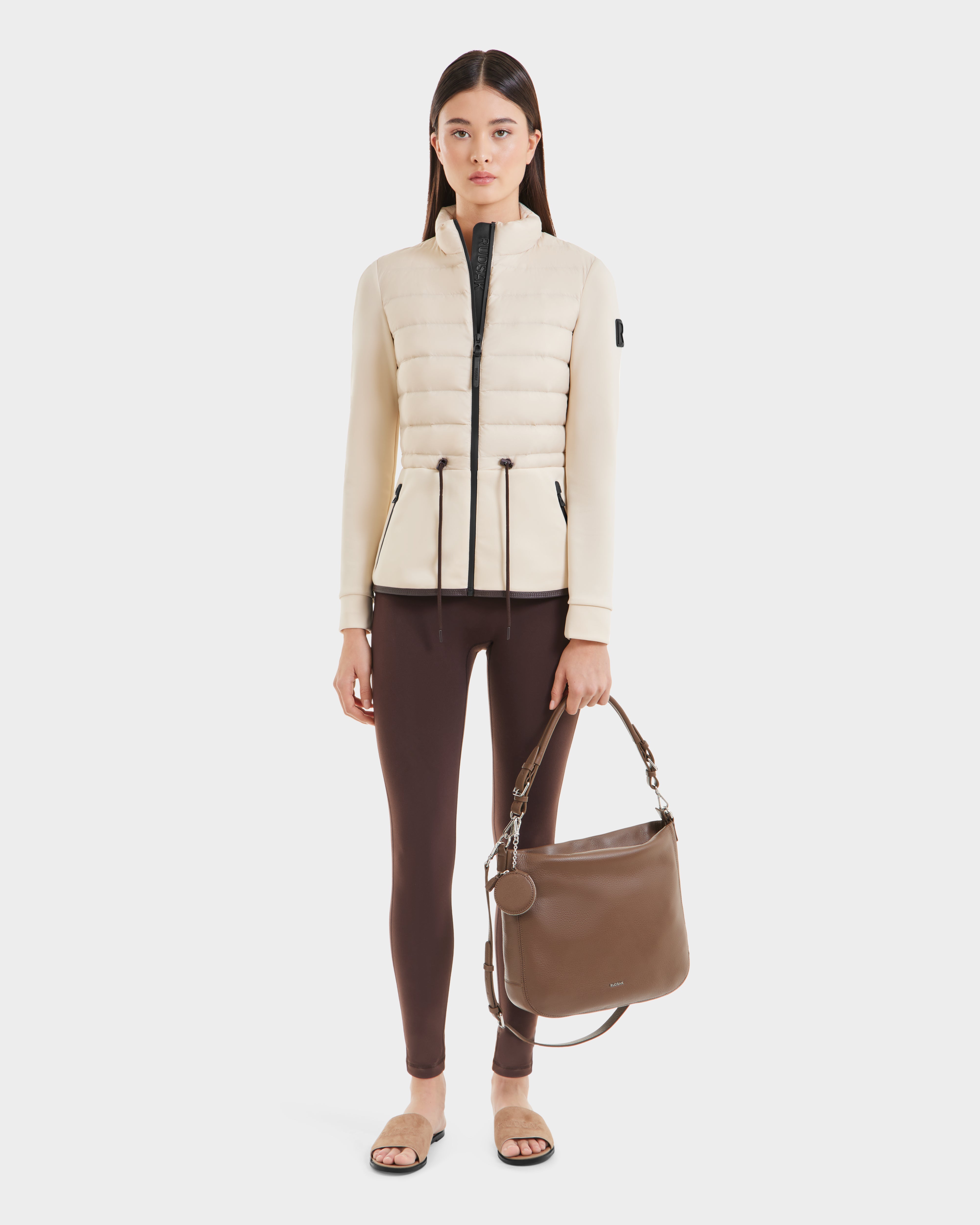 Sleek, Flattering JOSEPHINE Hybrid Jacket - Recycled Nylon