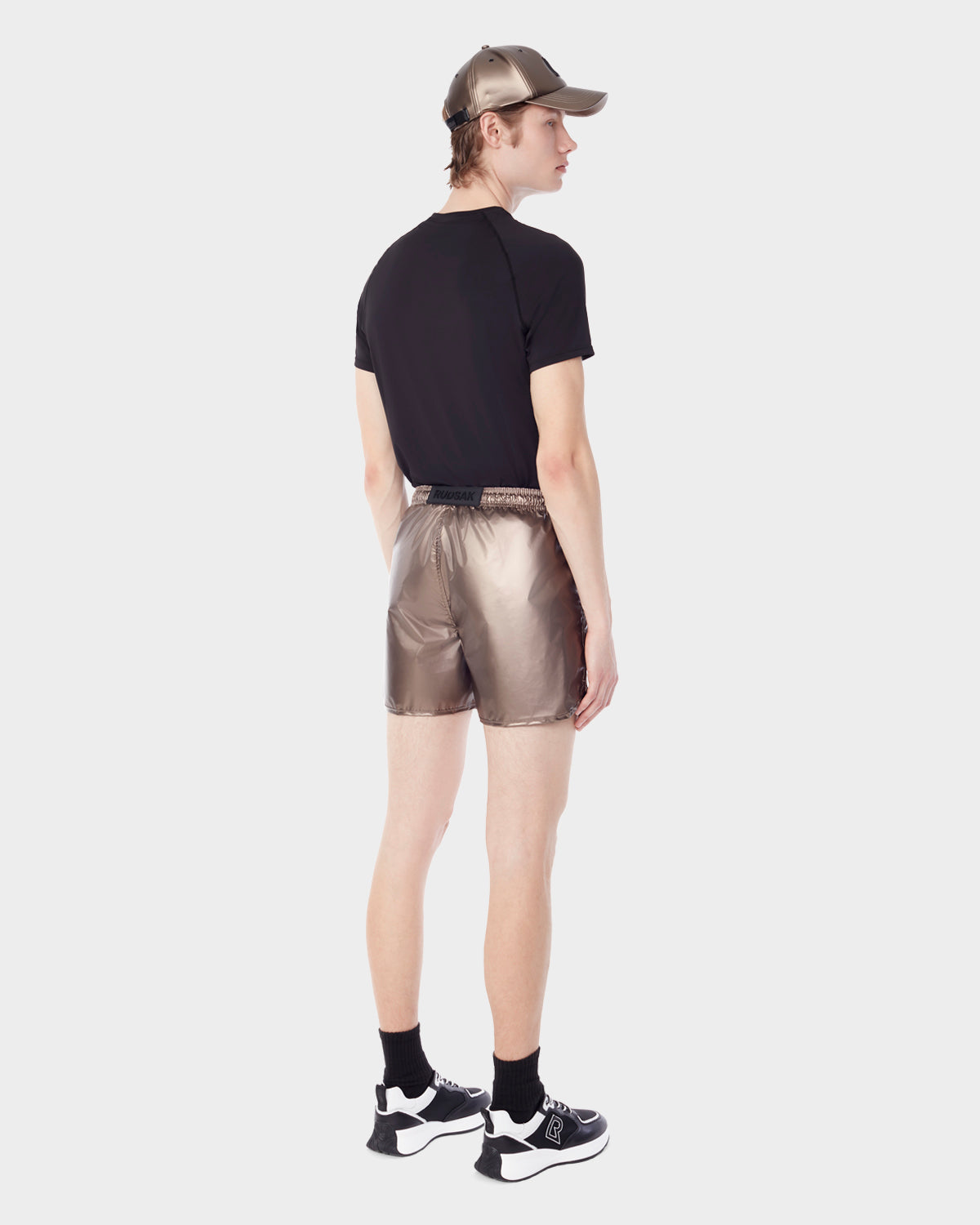 RUDSAK STANLEY Sports Short | Metallic Chocolate, Compression