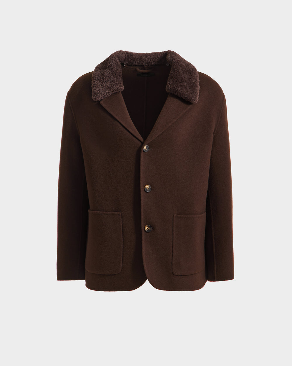 RUDSAK AIDEN Men's Wool-Blend Coat | Removable Faux Shearling