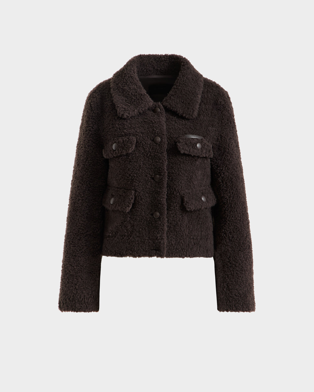 RUDSAK BLAIR Women's Cropped Faux Shearling Teddy Jacket | Cozy