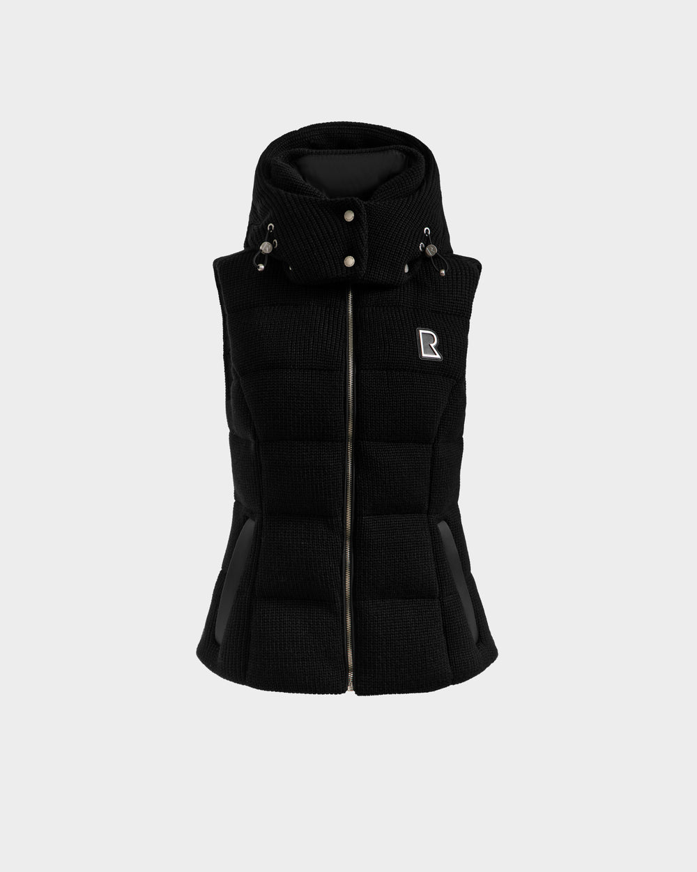 CASSIDY Women's Black Wool-Blend Down Vest - Warmth & Style CASSIDY Women's Black Wool-Blend Down Vest - Warmth & Style