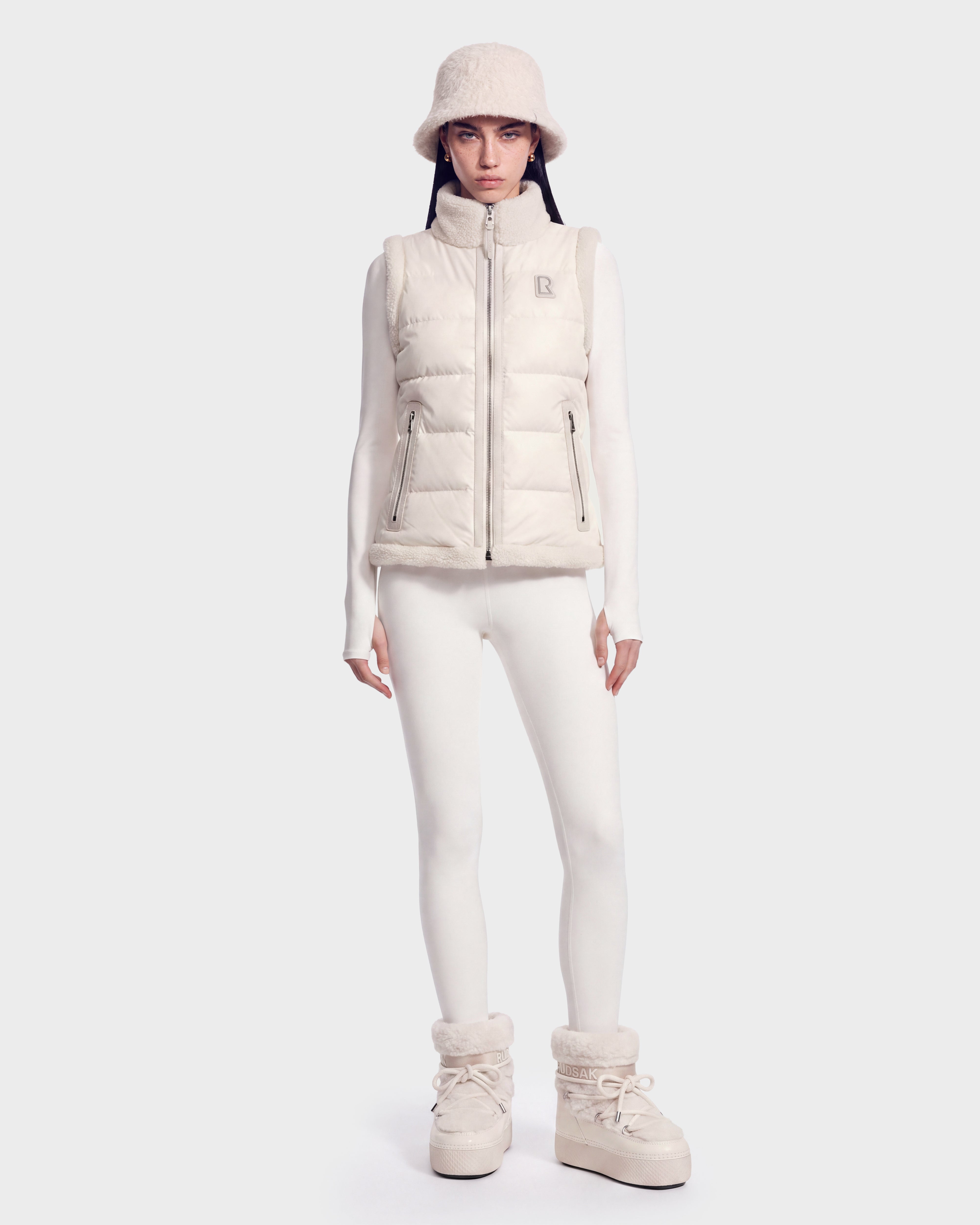 RUDSAK HALI Vanilla Puffer Vest - -5°C Warmth & Style