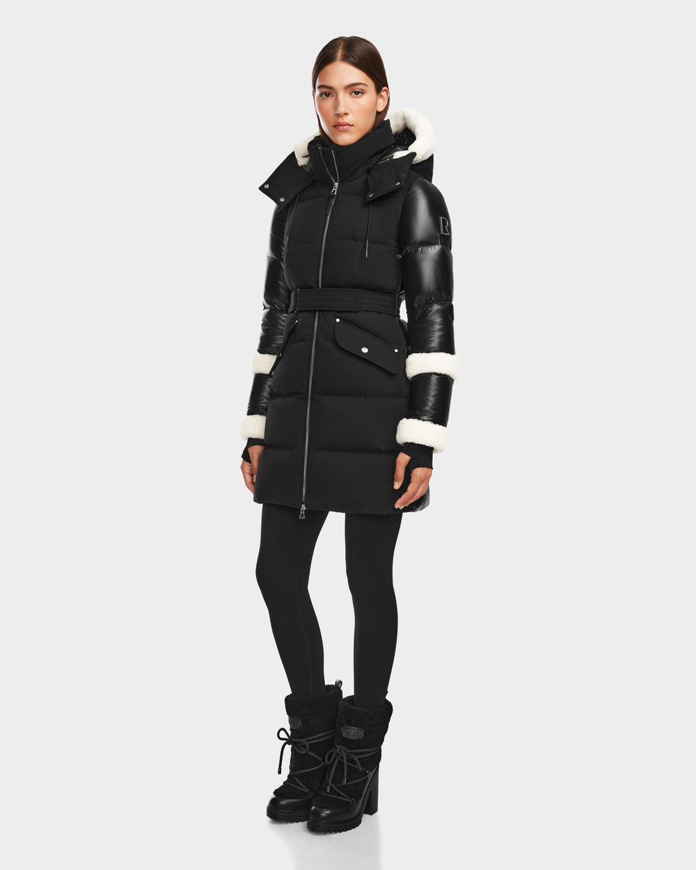 ふくたろう Joseph Ribkoff Faux Fur Open Front Jacket Style 254905 | 1ère Avenue