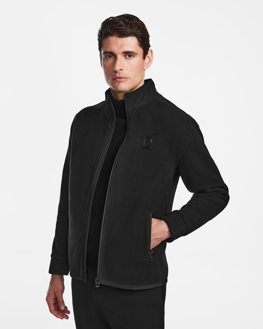 メンズウェア RUFFOLG MOCK NECK SWEAT BLACK LCG MOCK NECK SWEAT – RUFFLOG