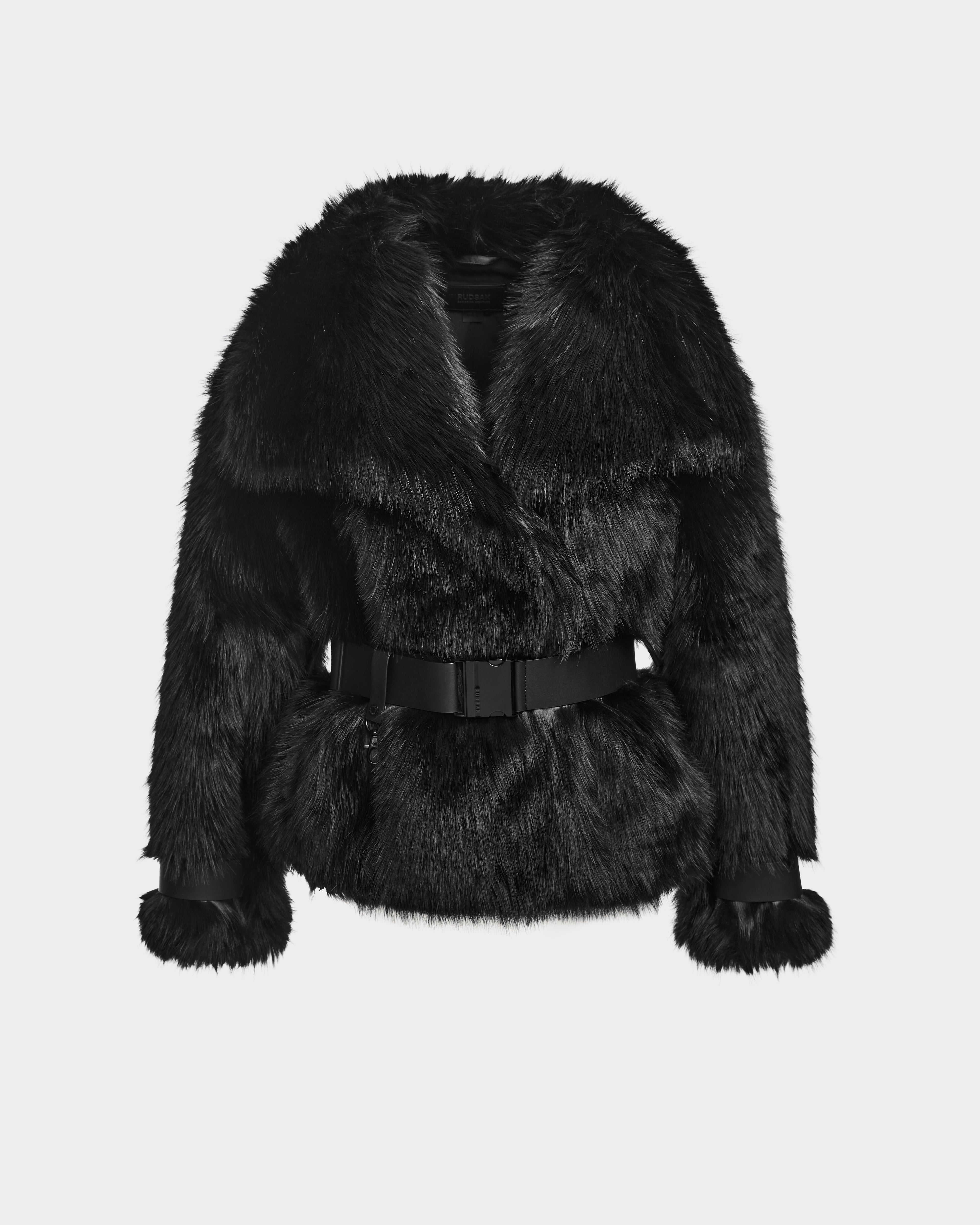 RUDSAK CHLOE Faux Fur Jacket - Luxe Women's Vegan Leather