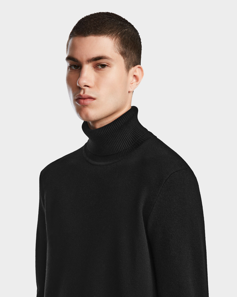 MARK & LONA ブラックタートルネック 40 MARK & LONA ブラックタートルネック 40