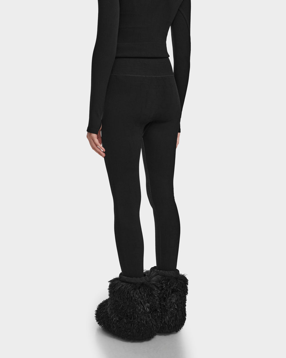 RUDSAK FERKA Women's Monogram Print Leggings | Thermal & Luxurious