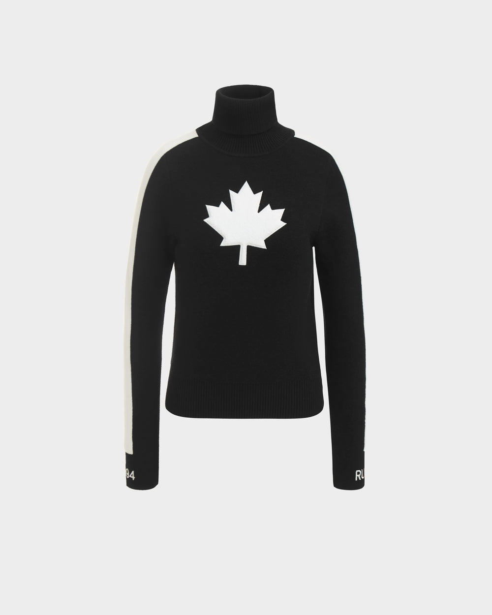 RUDSAK JENNIE Black Women's Knit Turtleneck | Sporty Winter Style