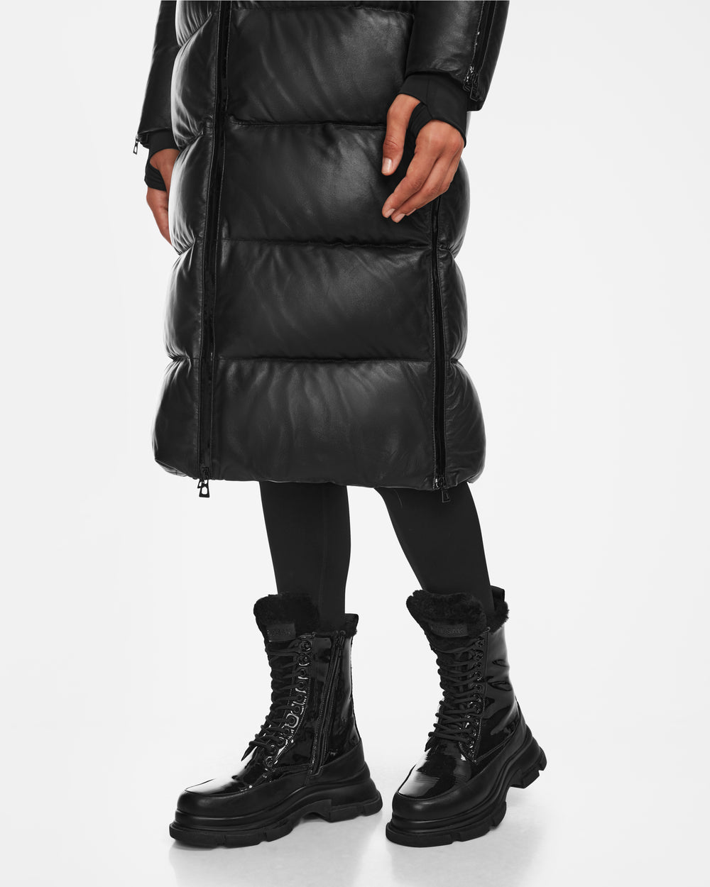 chinese dress ladies RUDSAK LANA Women's Shearling Leather Winter Boots