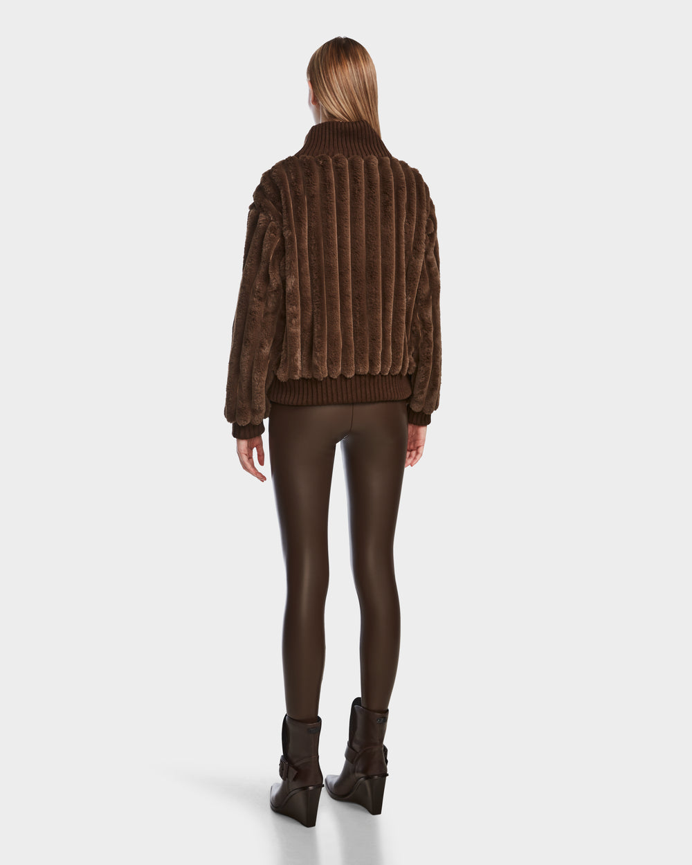 RUDSAK LAYLA Women's Luxury Faux Fur Turtleneck | Warm & Chic