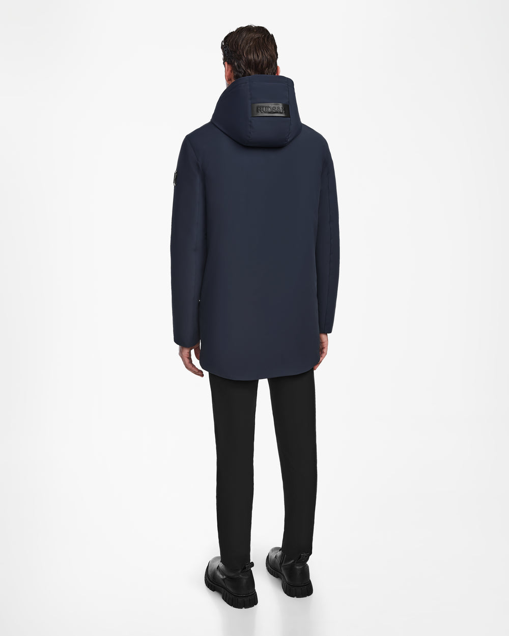 Navy Men's Parka On Sale NATAN M124519 Navy – Rudsak