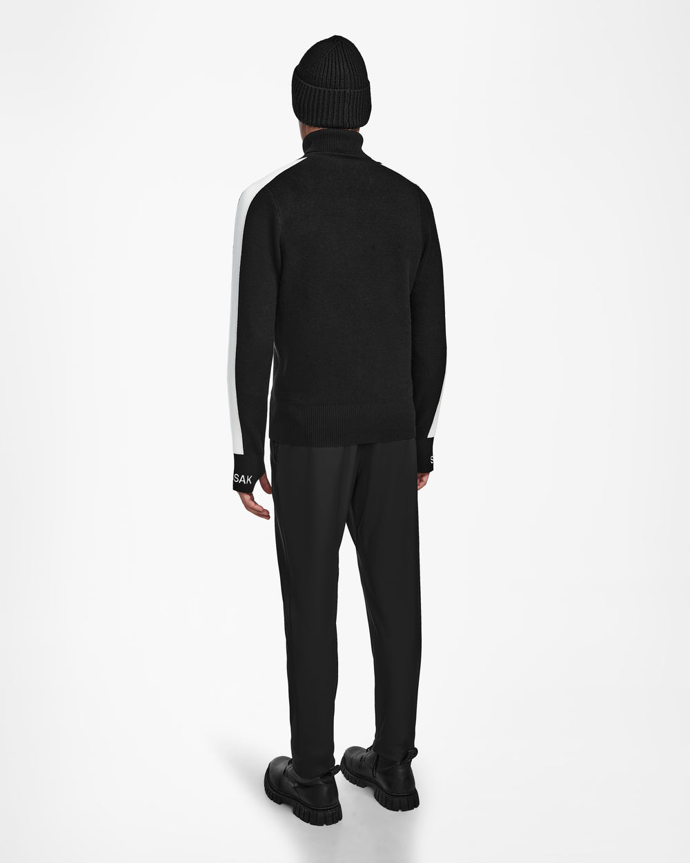 RIER Rib kint リブニット ブラック RIER Rib kint リブニット ブラック RIER Rib kint リブニット