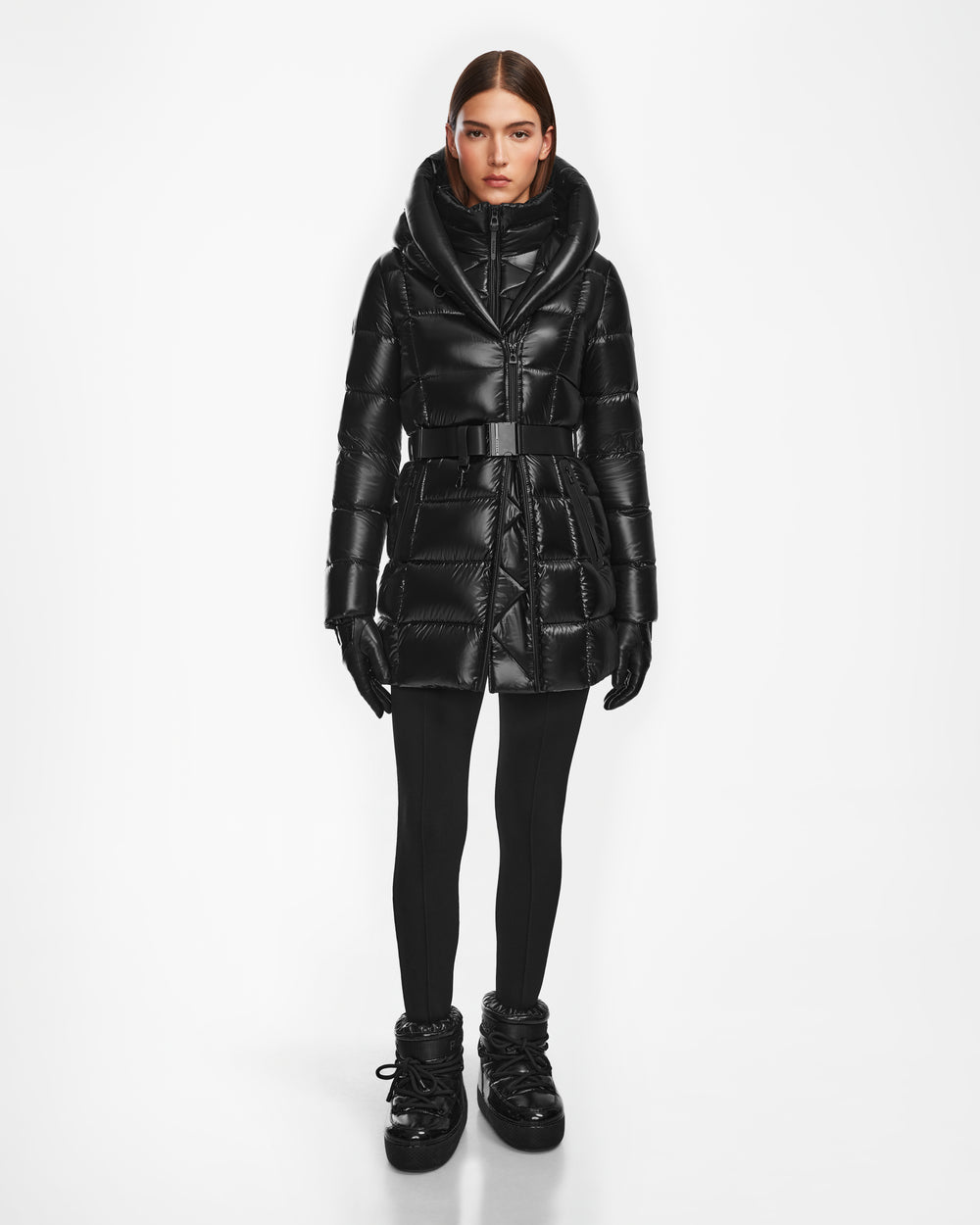 Soduk スドークpuffy warm coat / black Soduk スドークpuffy warm coat / black