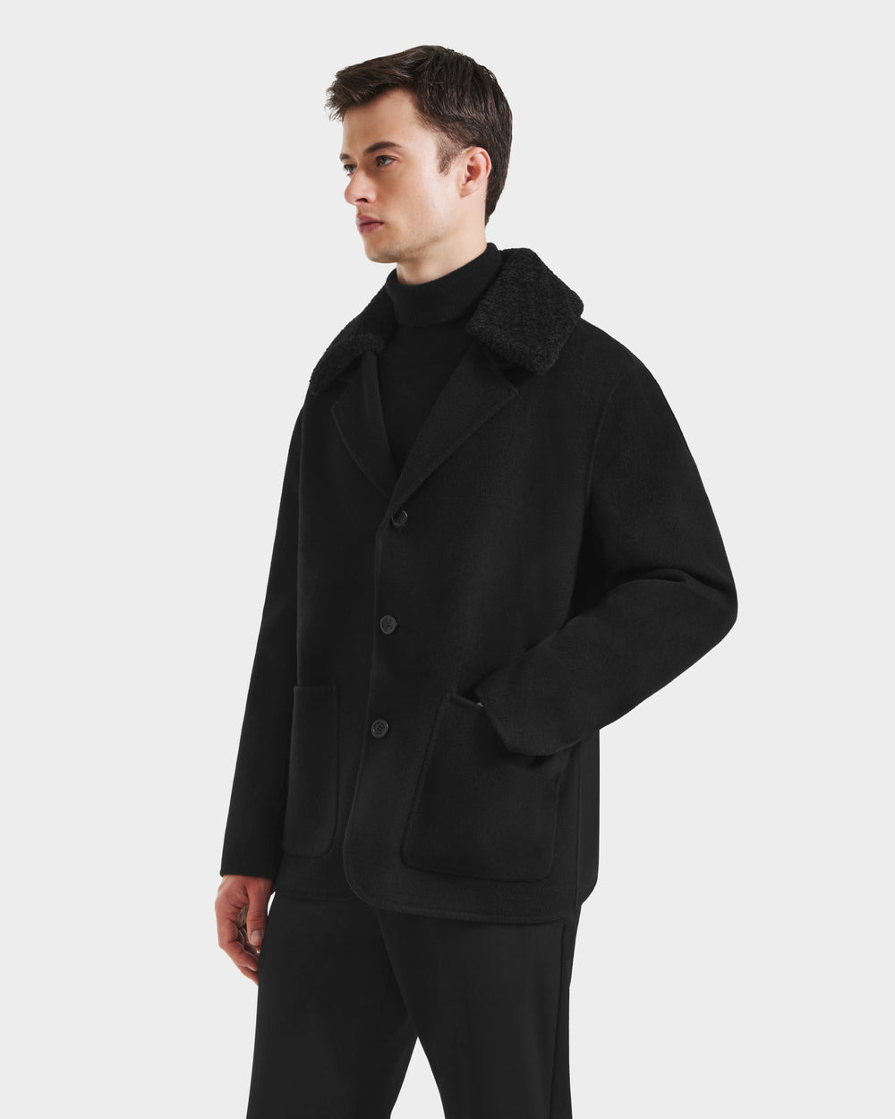 RUDSAK AIDEN Men's Wool-Blend Coat | Tailored & Versatile