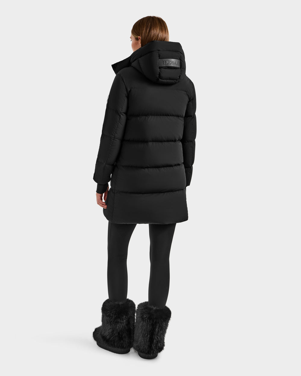 ALESSANDRA M Black Women's Down Puffer | Warm Winter Style