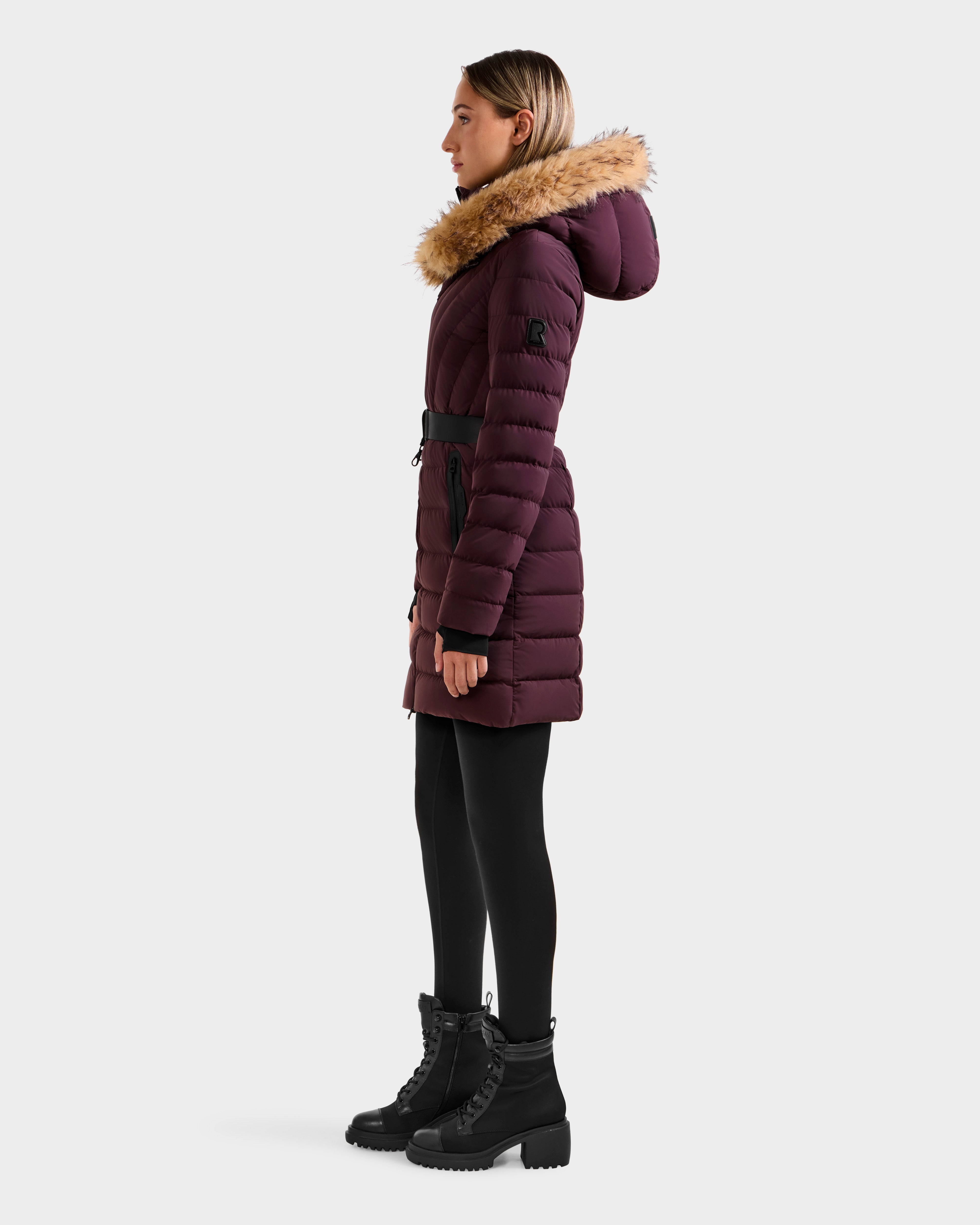ALISA M L125586 Bordeaux Outerwear | Special Promotion – Rudsak