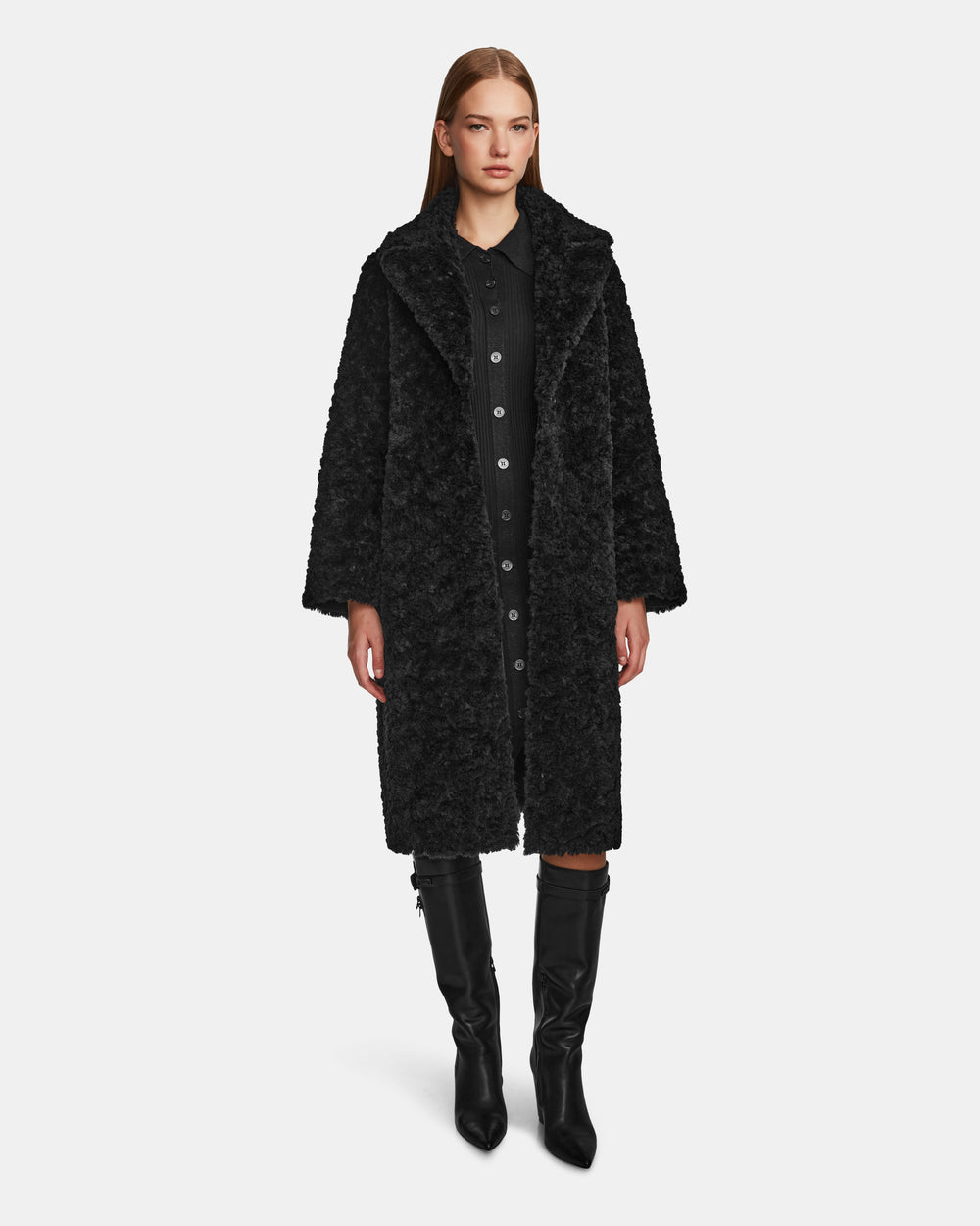 RUDSAK Annabelle Reversible Teddy & Vegan Leather Coat - Women's RUDSAK Annabelle Reversible Teddy & Vegan Leather Coat - Women's