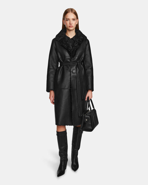 R⭐︎CLASSICAC COAT BLACK Reversible GG silk wool blend coat in camel and ebony | GUCCI® US