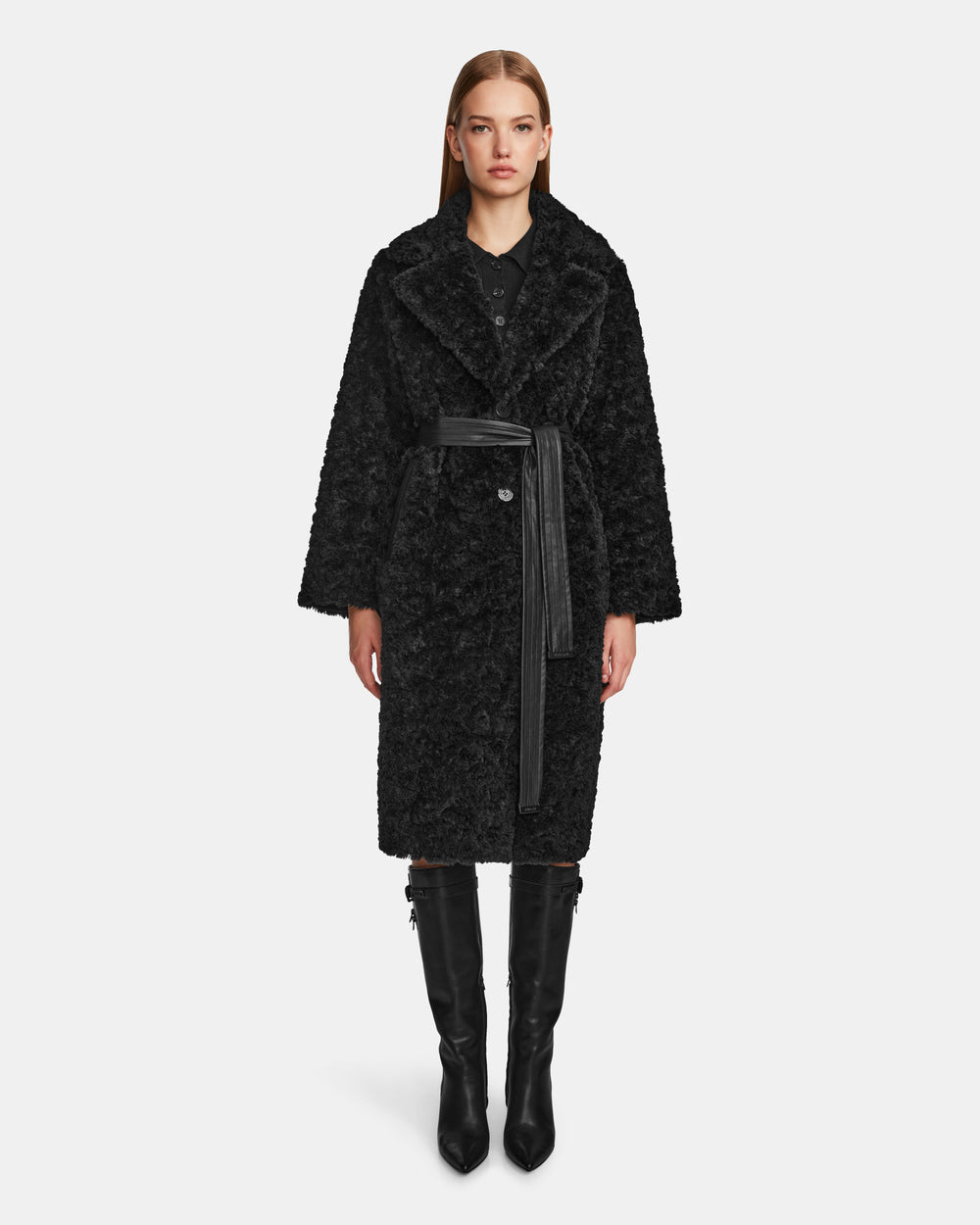 RUDSAK Annabelle Reversible Teddy & Vegan Leather Coat - Women's RUDSAK Annabelle Reversible Teddy & Vegan Leather Coat - Women's