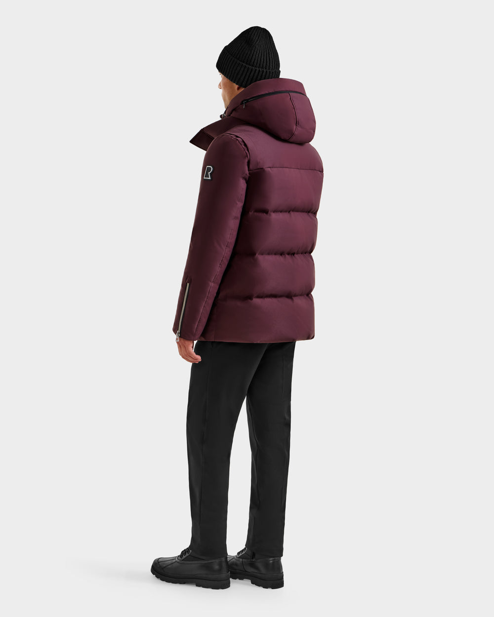 RUDSAK APOLLO H Men's Quilted Down Parka - Bordeaux Winter Coat