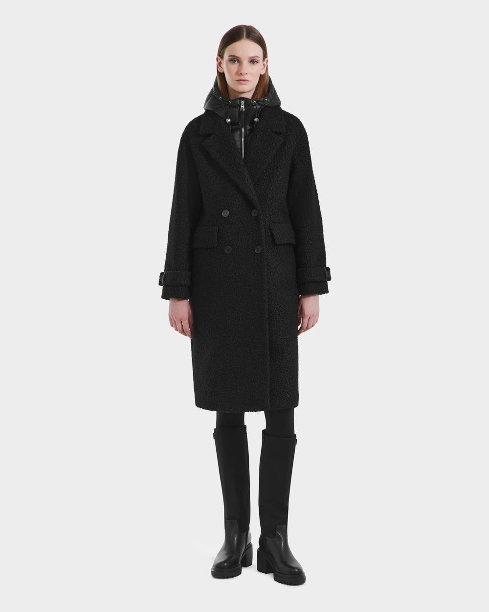 RUDSAK ARABELLA Women's Black Down Overcoat | Versatile & Warm