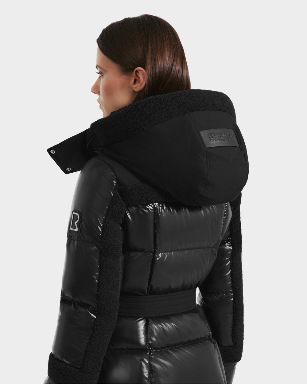 RUDSAK AUDREY XL Black Maxi Down Puffer Jacket | Winter Warmth