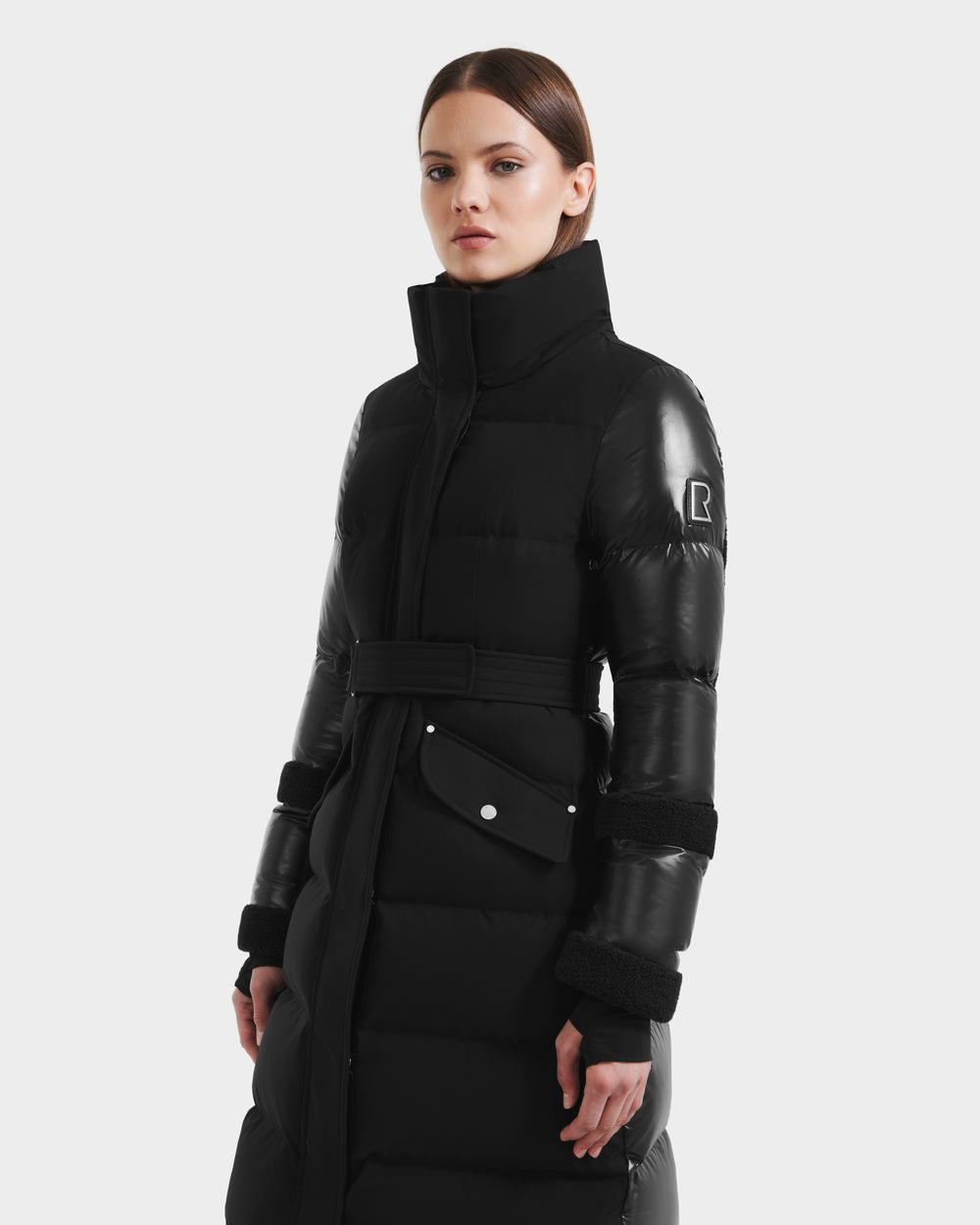 RUDSAK AUDREY XL Black Maxi Down Puffer Jacket | Winter Warmth