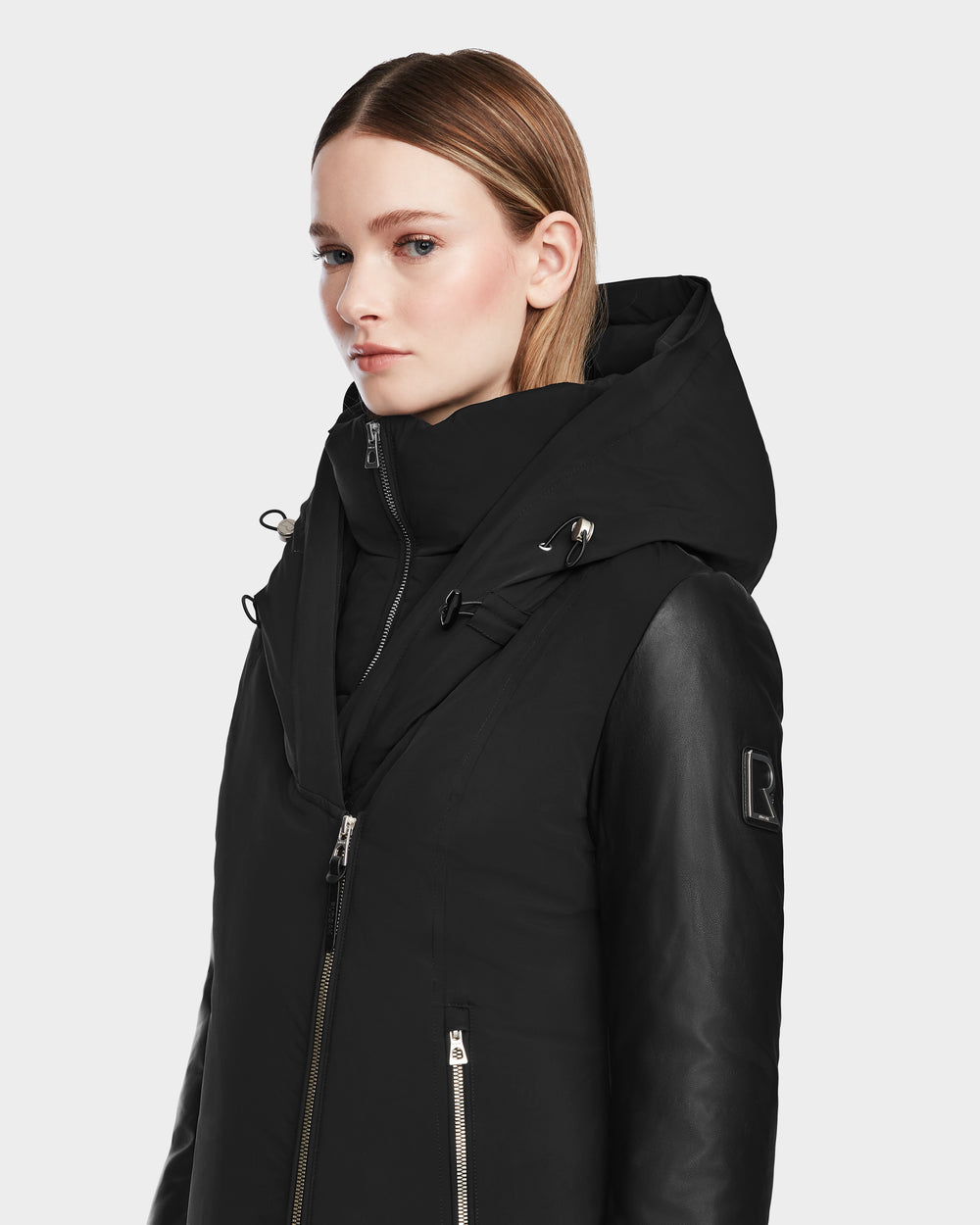 RUDSAK AURELLE Women's Black Down Parka | Chic Winter Warmth RUDSAK AURELLE Women's Black Down Parka | Chic Winter Warmth