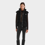 CASSIDY Women's Black Wool-Blend Down Vest - Warmth & Style