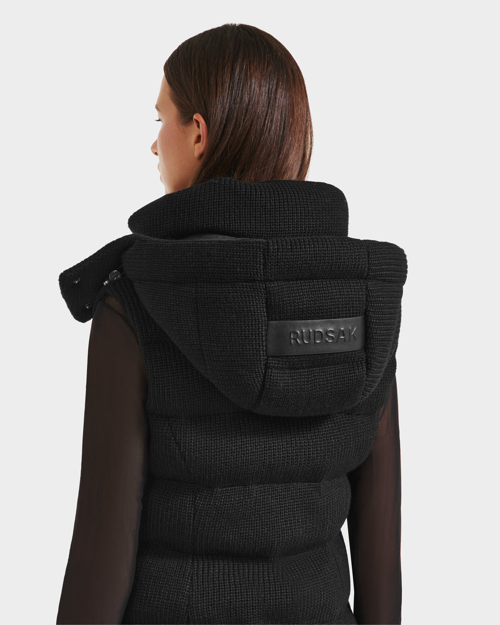 CASSIDY Women's Black Wool-Blend Down Vest - Warmth & Style CASSIDY Women's Black Wool-Blend Down Vest - Warmth & Style