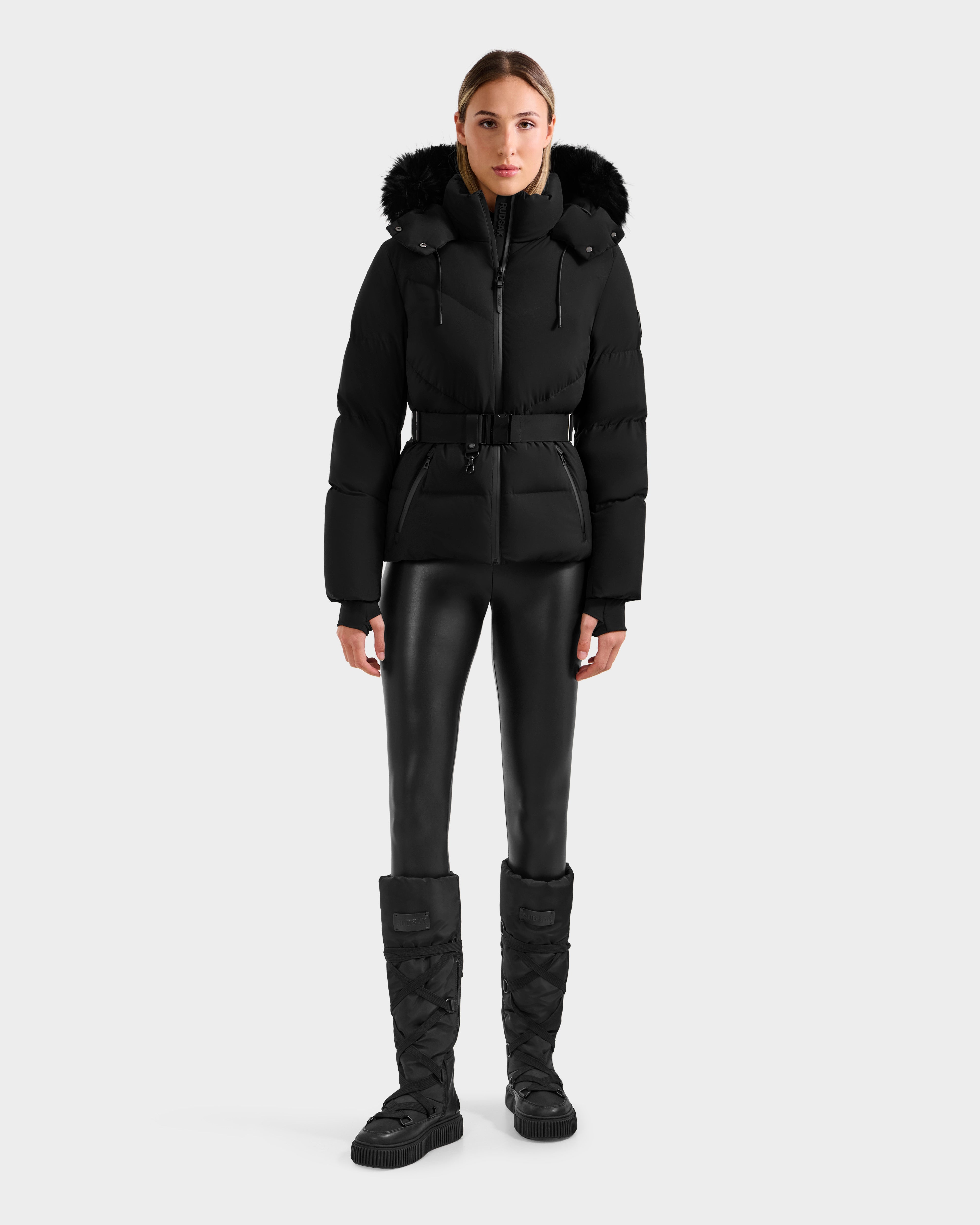 CHRISTELLE M Black Outerwear – Limited-Time Promotion – Rudsak
