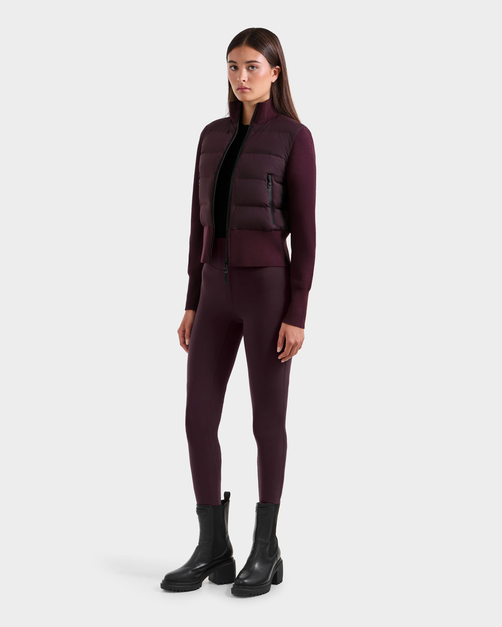 CLAREMONT Women's Short Hybrid Down Jacket | Warm & Versatile