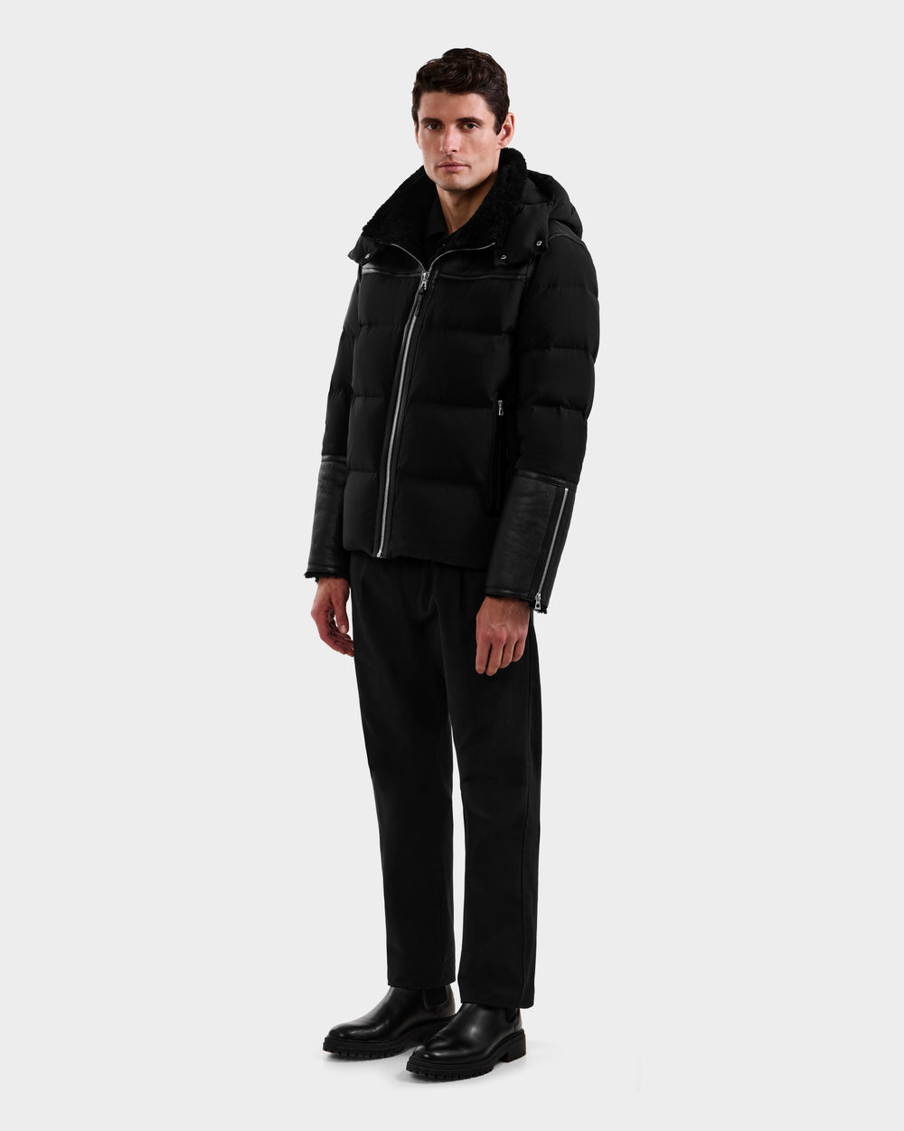 DAVID M125508 Black Outerwear – Rudsak International