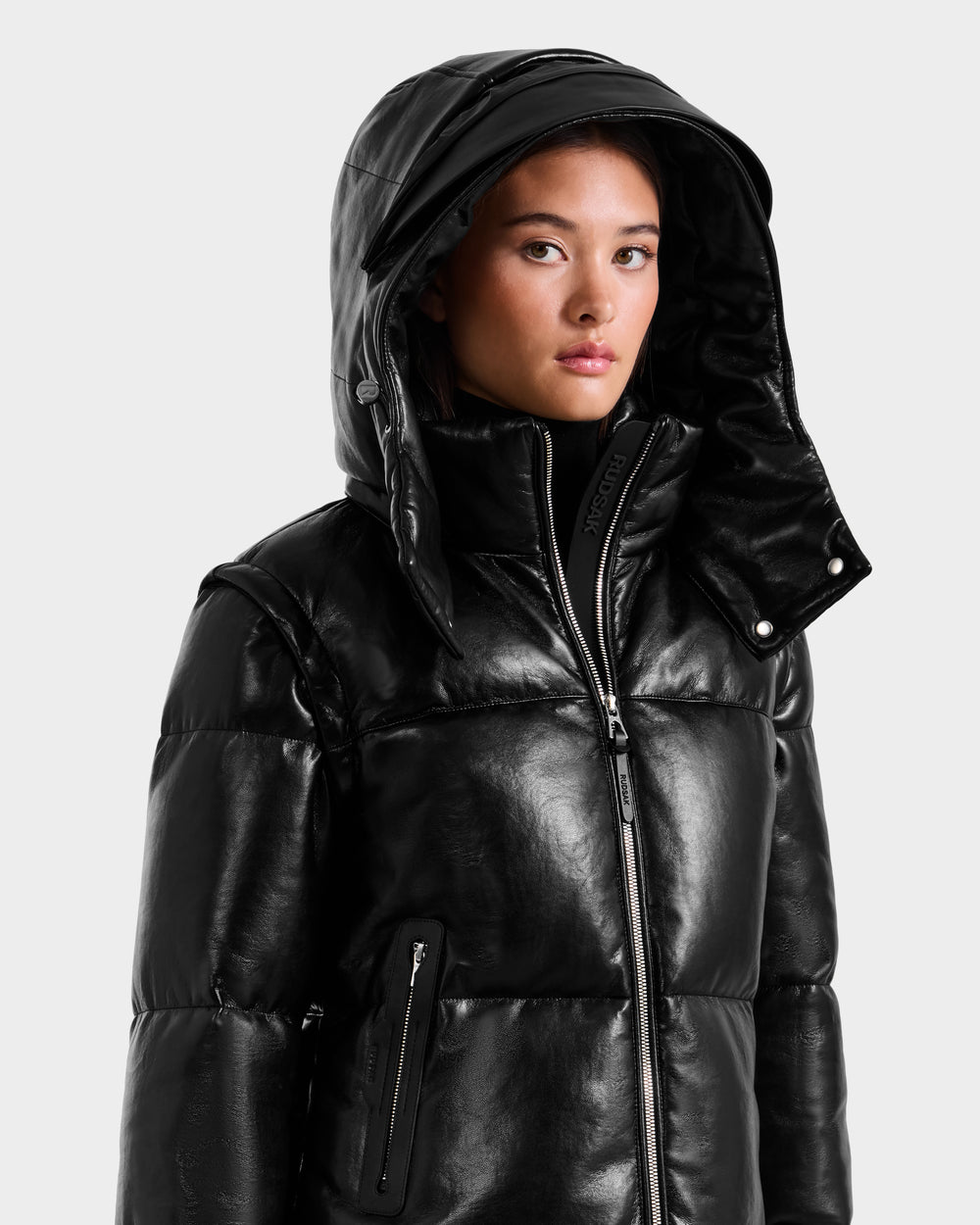 DELILAH PX Black Outerwear | Shop Exclusive Promotion – Rudsak