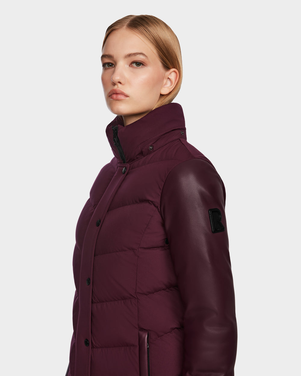 【新品】RUFFLOG STRAIGHT QUILT PUFFER JACKET ELSA - L123535 Wine – Rudsak International