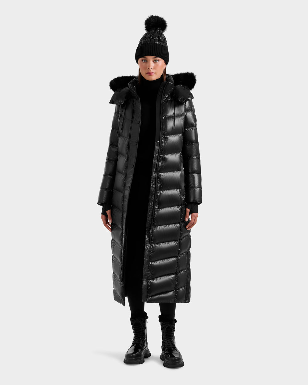 RUDSAK ELSIE S Black Maxi Down Puffer | -25°C Warm & Water