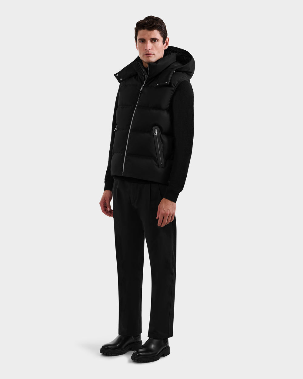 Mannish High Neck Blouson 新品タグ付き HARLOW M125528 Black Outerwear – Rudsak International