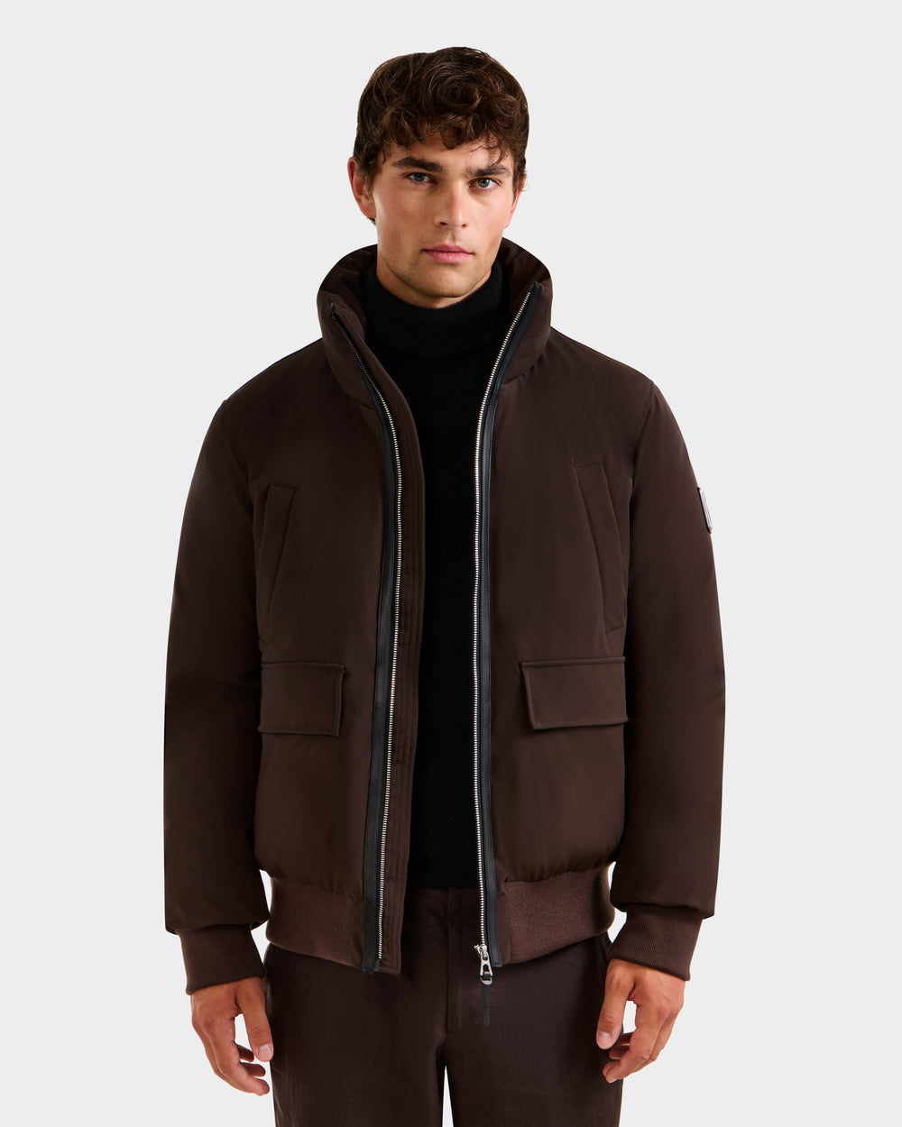 RUDSAK JEROME Men's Down Bomber Jacket - Adaptable Winter Warmth