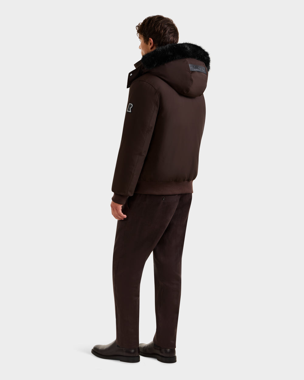 RUDSAK JEROME Men's Down Bomber Jacket - Adaptable Winter Warmth RUDSAK JEROME Men's Down Bomber Jacket - Adaptable Winter Warmth