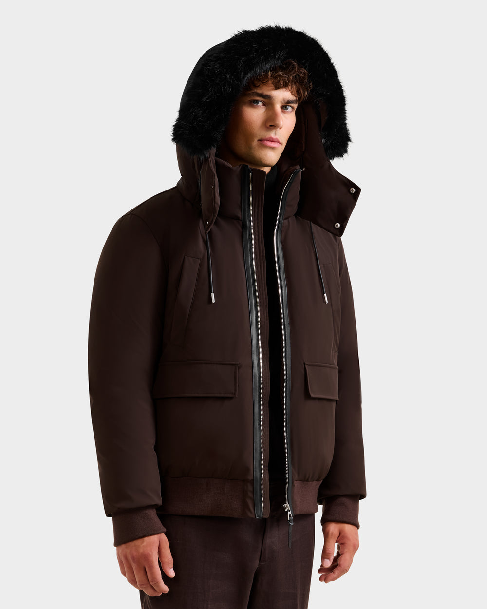 RUDSAK JEROME Men's Down Bomber Jacket - Adaptable Winter Warmth