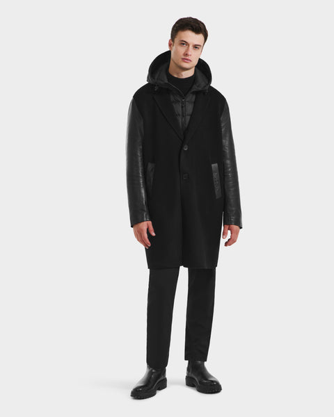 rude gallery 2014aw p-coat チバユウスケ　ブラック　3 FW25_Jesse_M125504_Black_Men_O